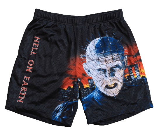 Pre-owned Supreme S/s 2018  X Hellraiser Shorts Small In Black