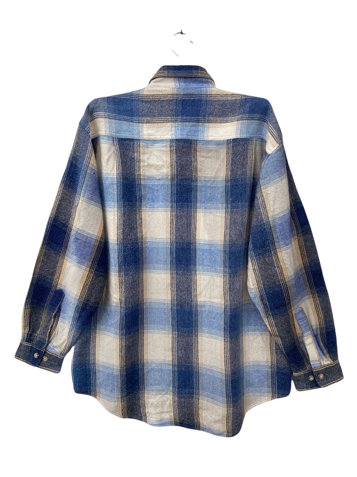 Vintage Vintage Mullholland Shadow Plaid Double Pocket Flannel Size US XL / EU 56 / 4 - 2 Thumbnail