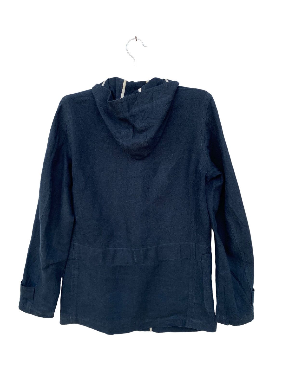 SHIPS Ships Japan X Brisbane Moss Linen Duffle Coat Size US M / EU 48-50 / 2 - 2 Thumbnail