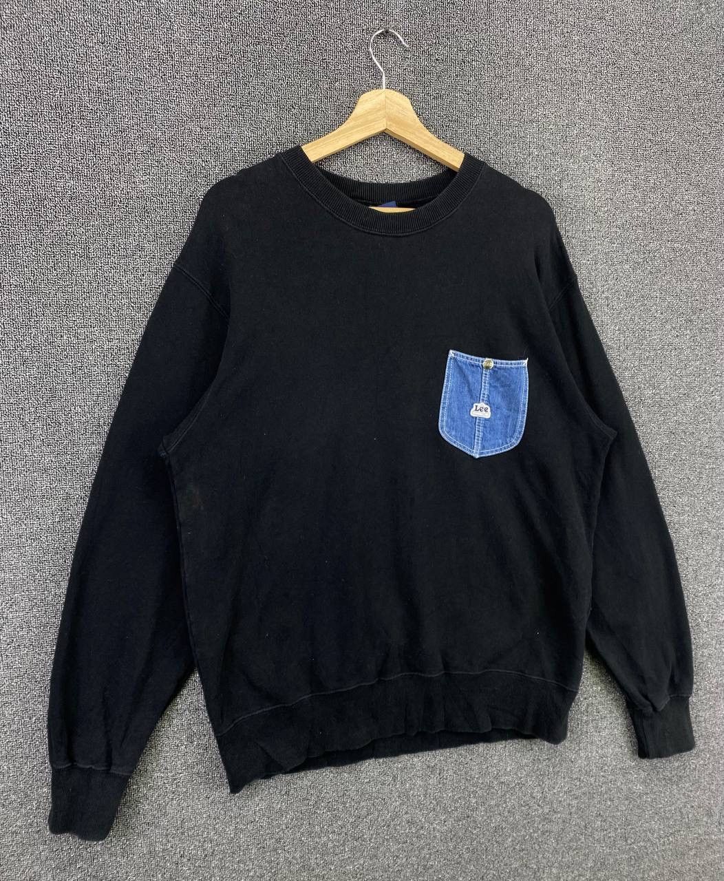Lee Vintage Lee Denim Pocket Style Sweatshirt Size US L / EU 52-54 / 3 - 2 Thumbnail