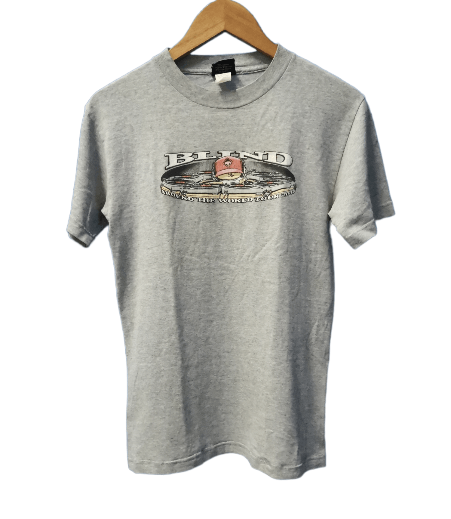 Hook-Ups Vintage Blind Skateboard Tee Around The World Tour 2000 Size US S / EU 44-46 / 1 - 2 Thumbnail