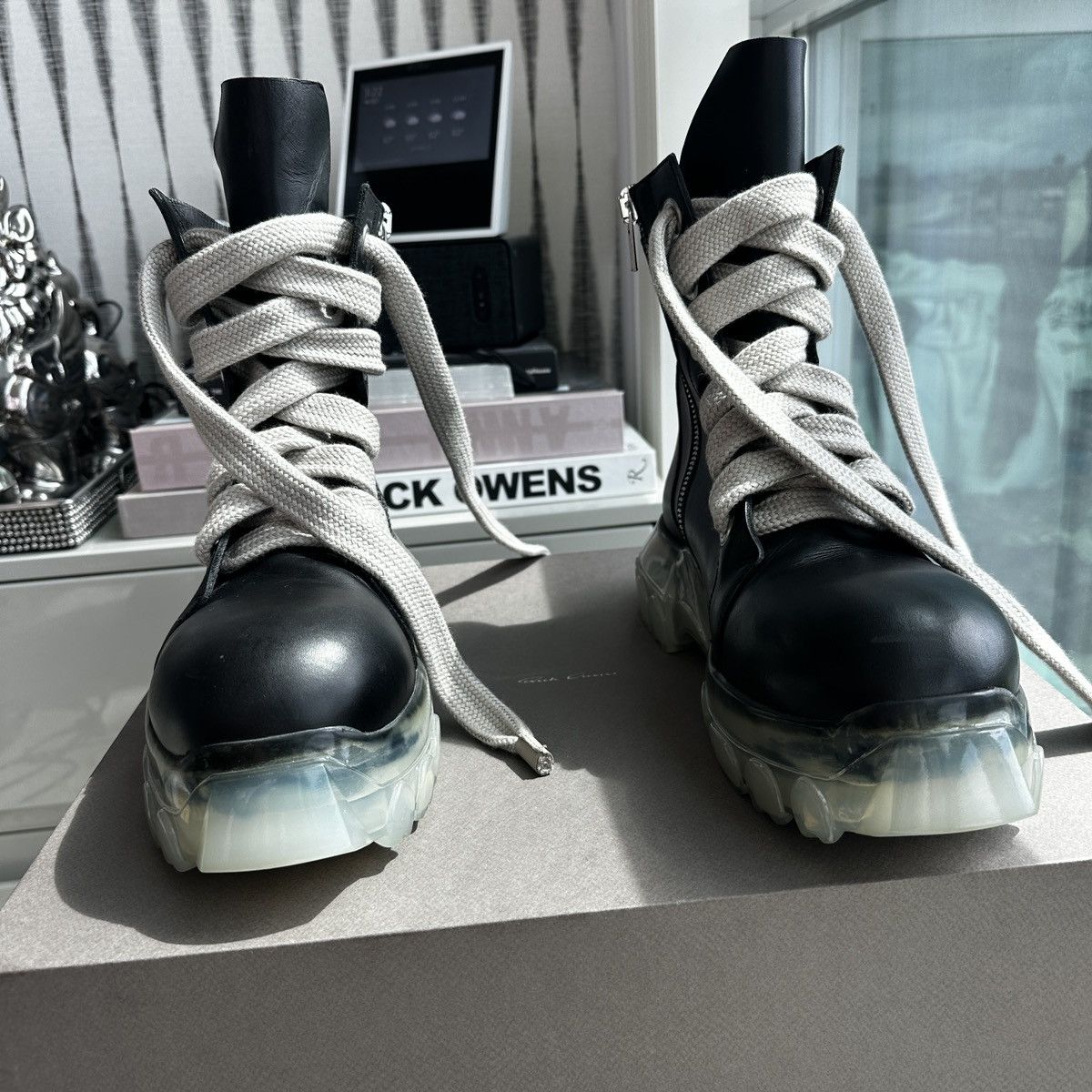 Rick Owens RICK OWENS JUMBOLACE TRACTOR BOOTS SIZE 43 Size US 10 / EU 43 - 4 Thumbnail