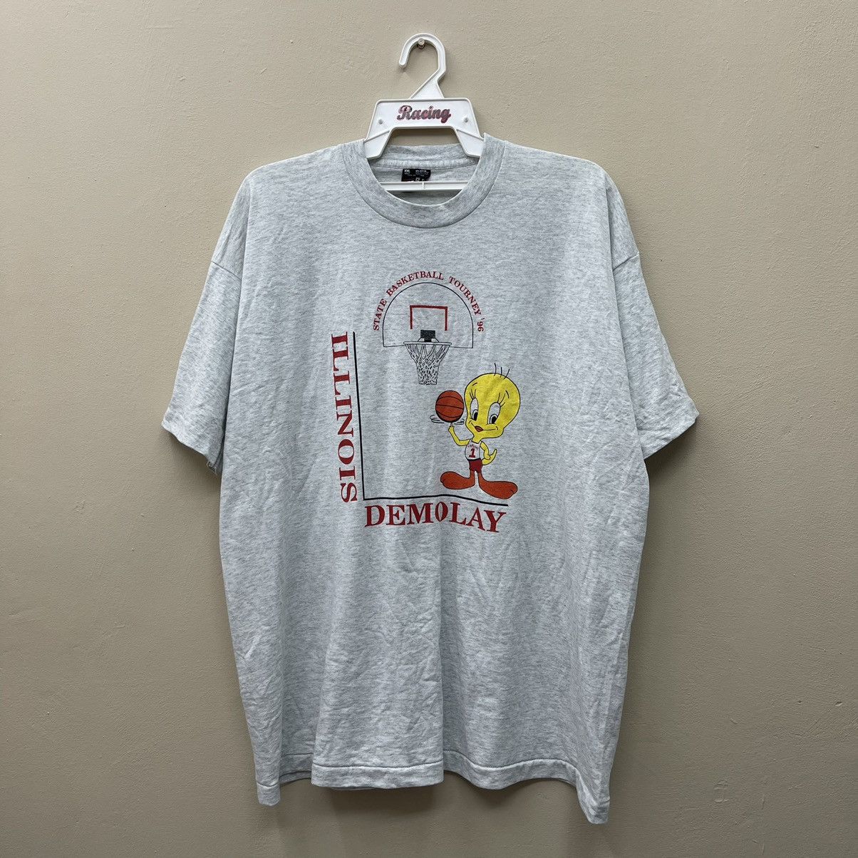 Disney VINTAGE TWEETY ILLINOIS DEMOLAY STATE BASKETBALL Size US XXL / EU 58 / 5 - 1 Thumbnail