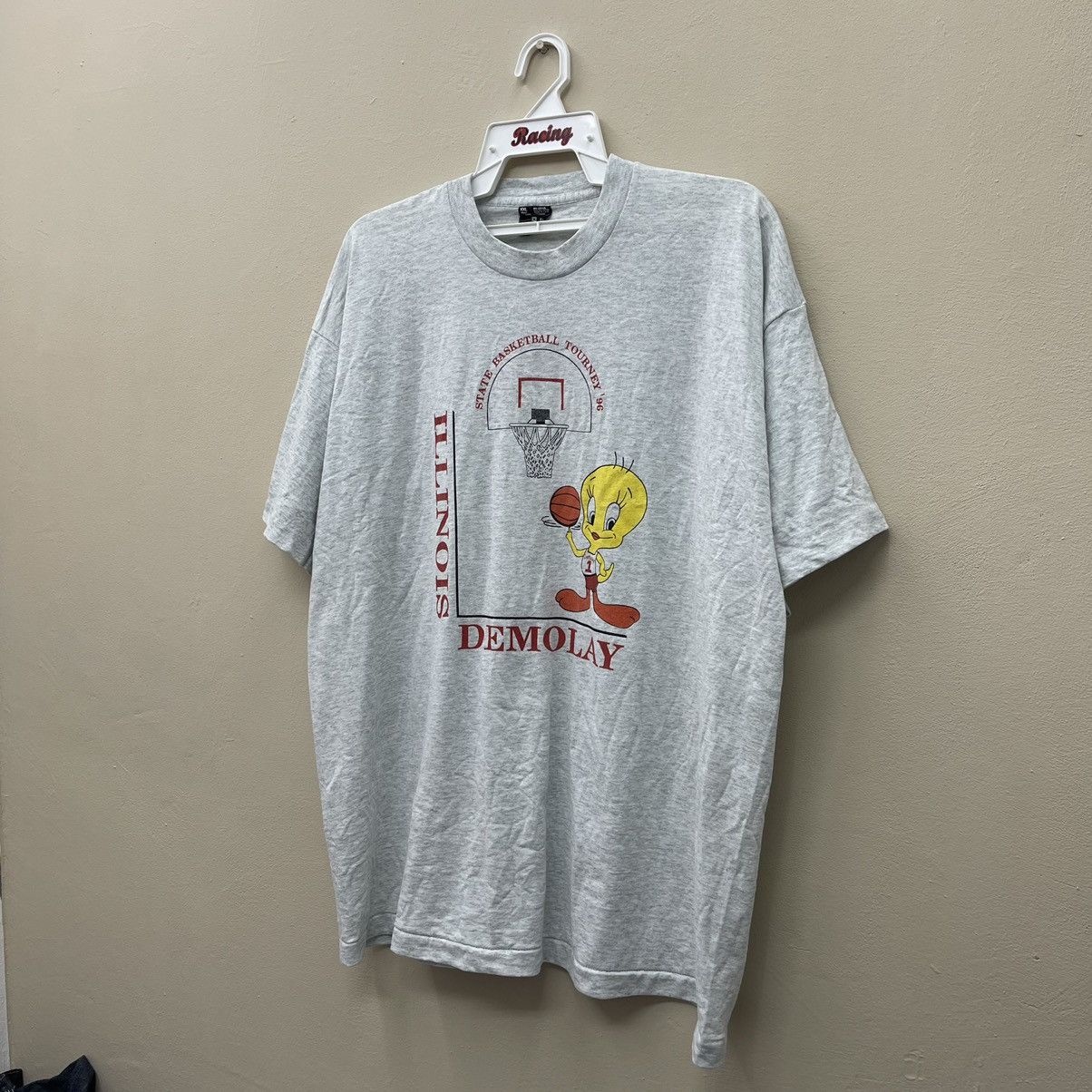 Disney VINTAGE TWEETY ILLINOIS DEMOLAY STATE BASKETBALL Size US XXL / EU 58 / 5 - 6 Thumbnail