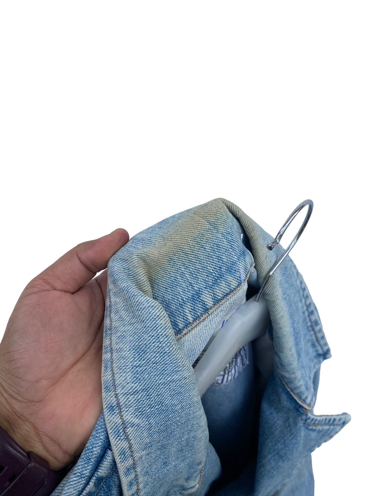 Gianfranco Ferre Vintage Ferre Denim Double Collar Motorcycle Jacket Size US M / EU 48-50 / 2 - 5 Thumbnail