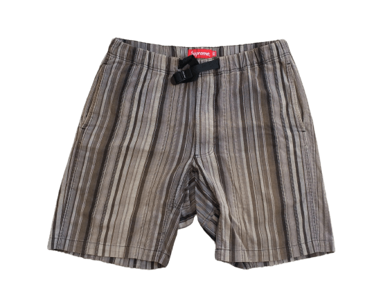 売り出し特注品 Supreme Striped Madras Belted Short - パンツ