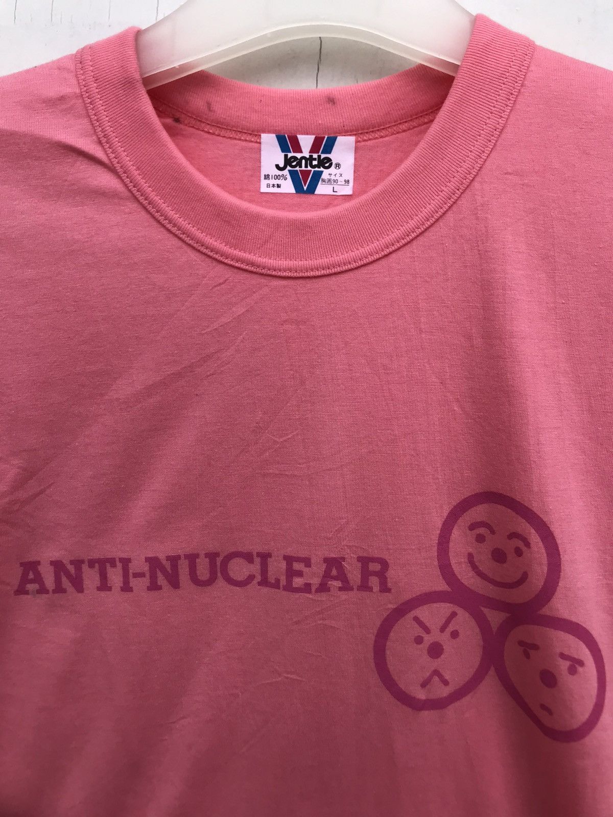 Japanese Brand Vintage Anti Nuclear Made in Japan Tees Size US M / EU 48-50 / 2 - 4 Thumbnail