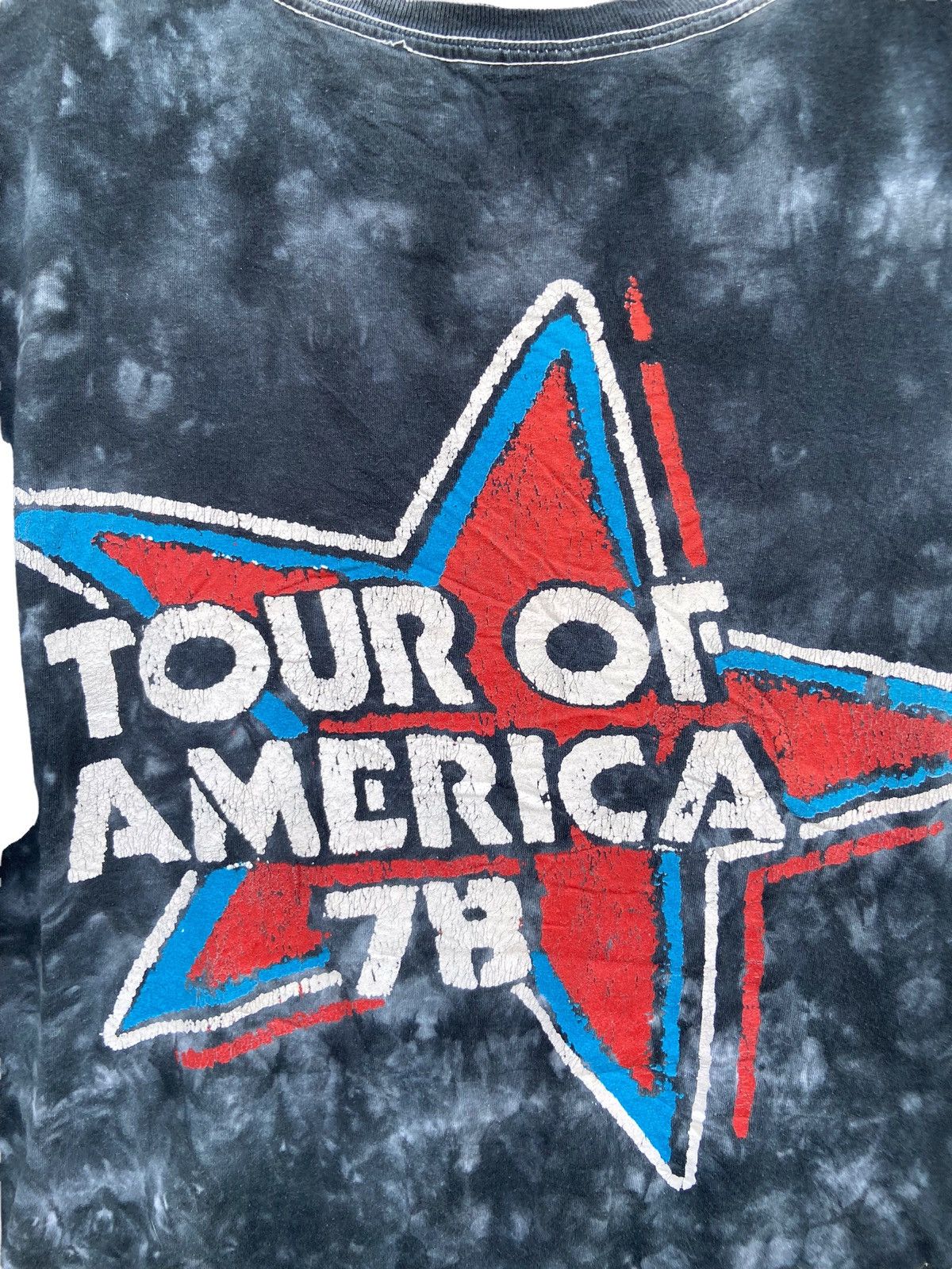 Band Tees The Rollings Stone Tour Of America 78 Repro Tie Die Tees Size US L / EU 52-54 / 3 - 5 Thumbnail