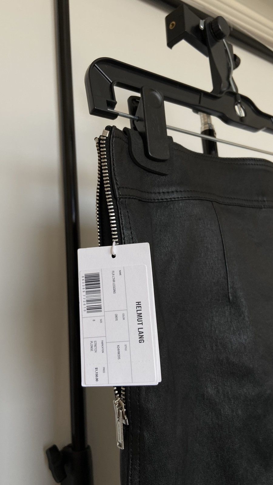 Helmut Lang archive helmut lang leather legging onyx Size 27" / US 4 / IT 40 - 7 Thumbnail