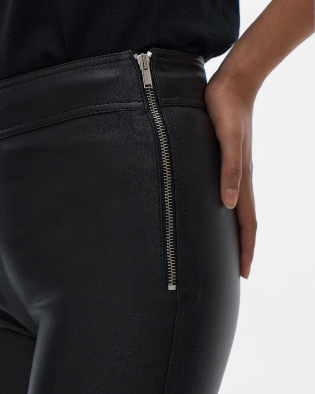 Helmut Lang archive helmut lang leather legging onyx Size 27" / US 4 / IT 40 - 3 Thumbnail