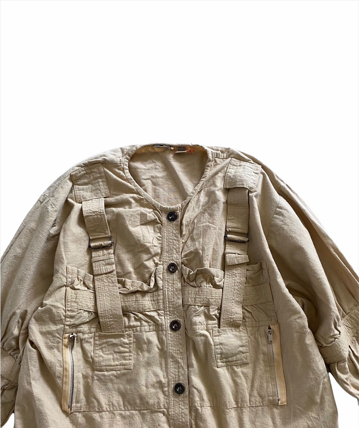 Japanese Brand × Malcolm McLaren × Seditionaries ANDROGYNY Button Jacket Military Design Rare Size US L / EU 52-54 / 3 - 3 Thumbnail