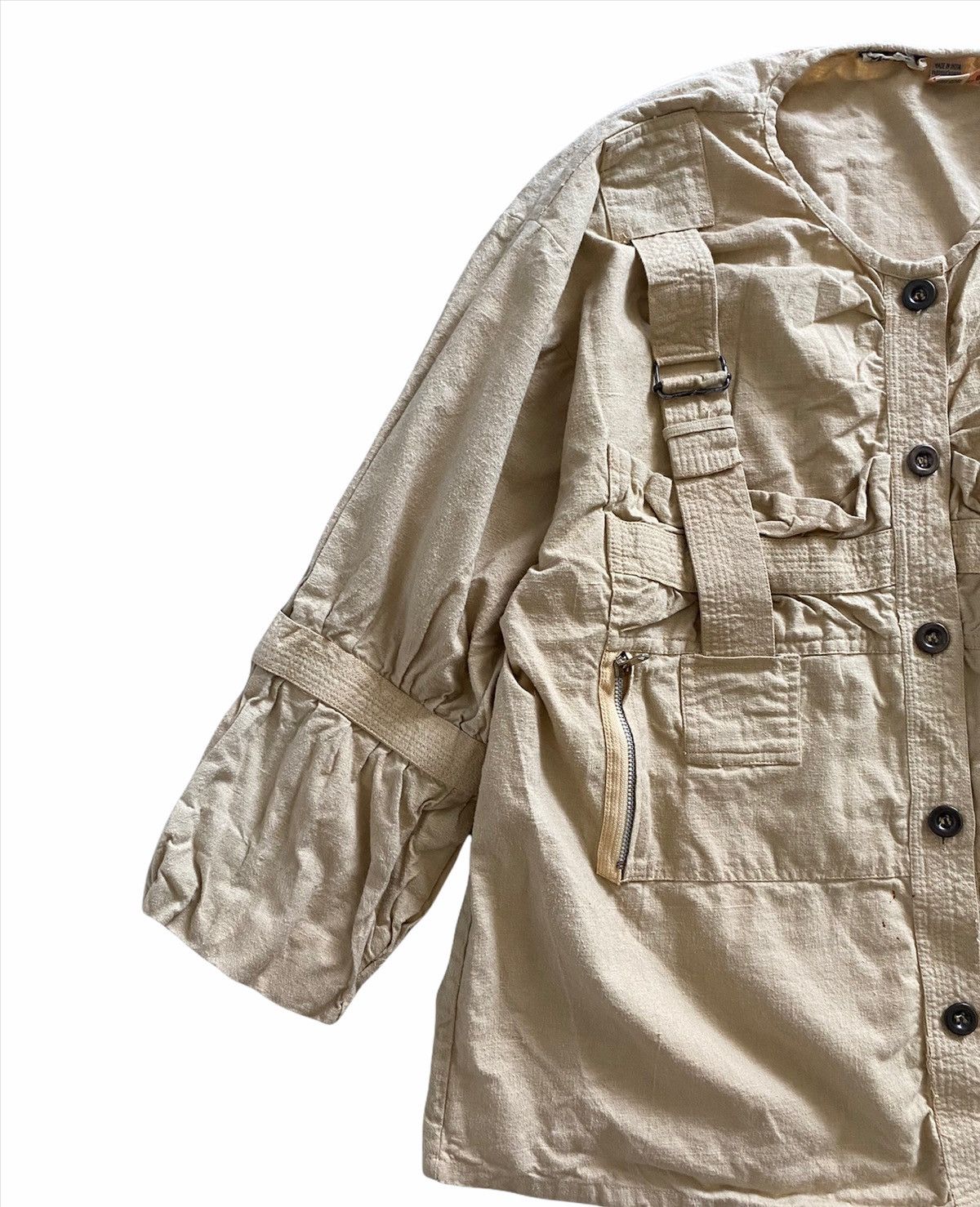 Japanese Brand × Malcolm McLaren × Seditionaries ANDROGYNY Button Jacket Military Design Rare Size US L / EU 52-54 / 3 - 6 Thumbnail