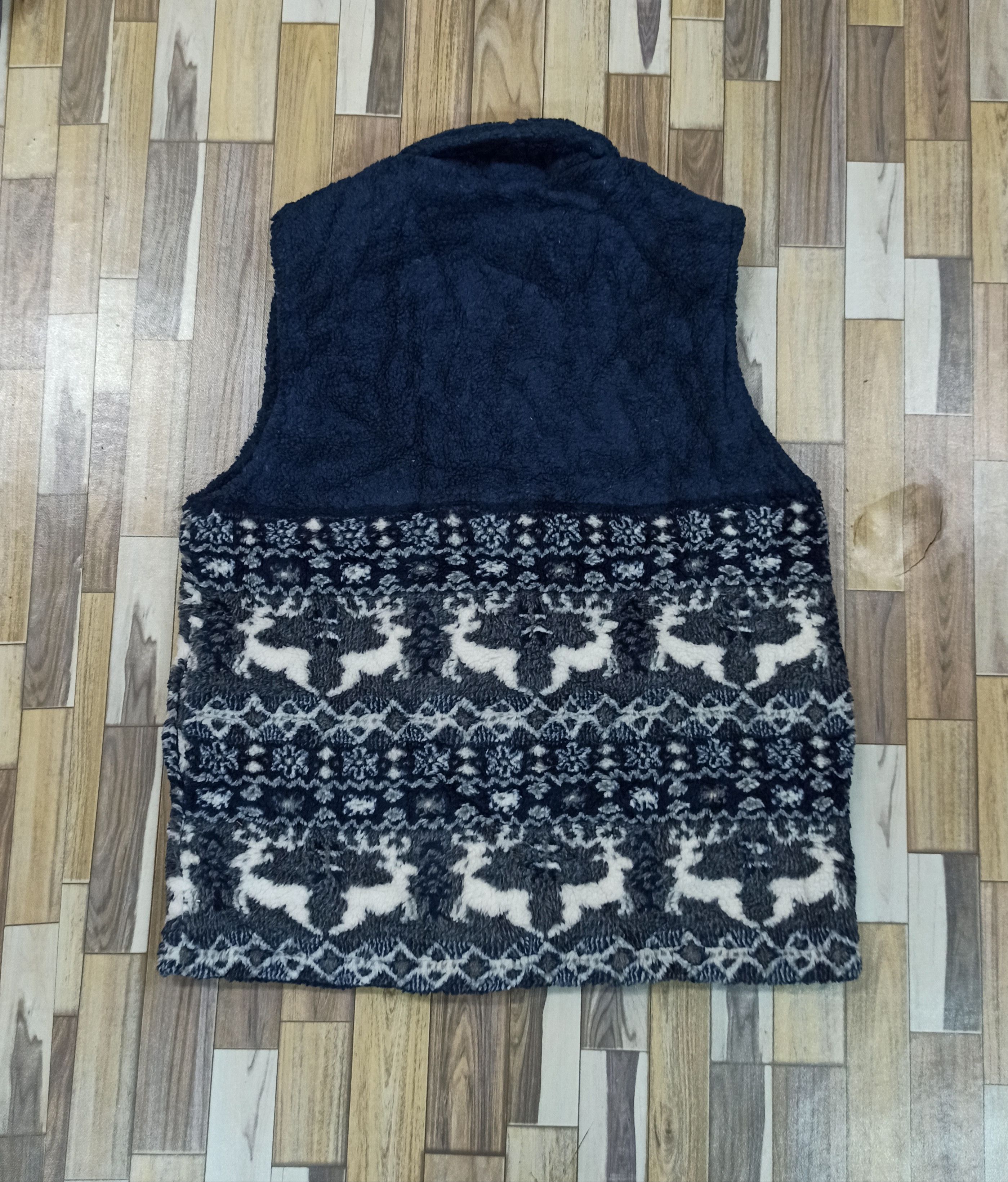 Japanese Brand 🔥 STEALS 🔥 N-Y-ROBINSON Vest Cardigan Fleece Style Size US XL / EU 56 / 4 - 7 Thumbnail