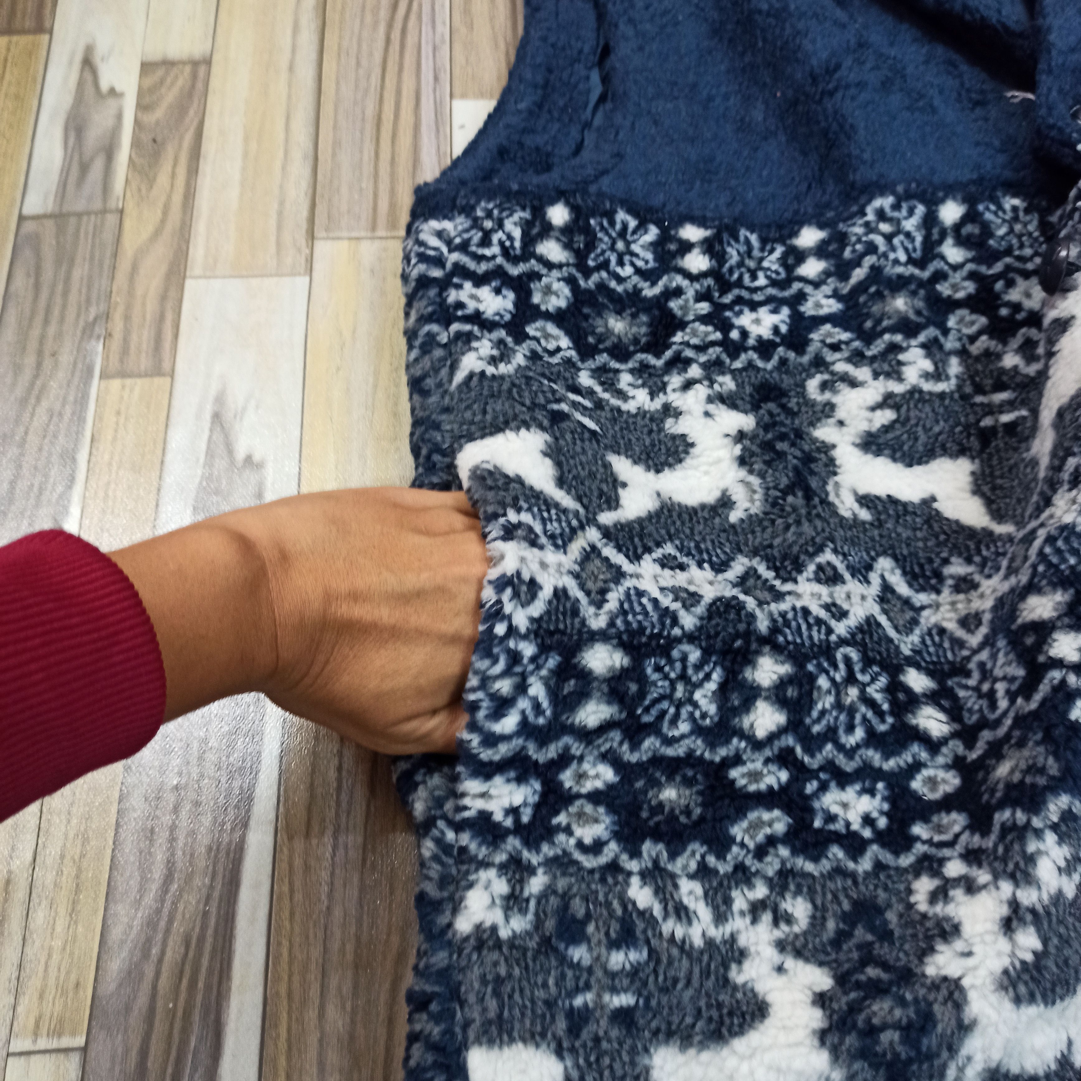 Japanese Brand 🔥 STEALS 🔥 N-Y-ROBINSON Vest Cardigan Fleece Style Size US XL / EU 56 / 4 - 5 Thumbnail