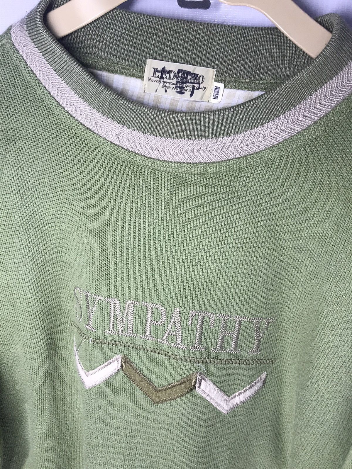Japanese Brand × Vintage Vintage spellout crewneck sweatshirt by ledolno Size US M / EU 48-50 / 2 - 4 Thumbnail