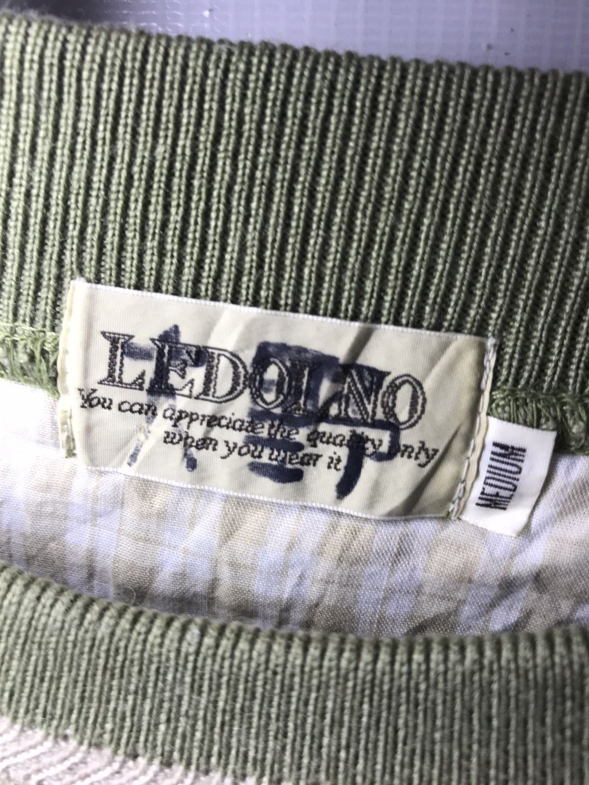 Japanese Brand × Vintage Vintage spellout crewneck sweatshirt by ledolno Size US M / EU 48-50 / 2 - 3 Thumbnail