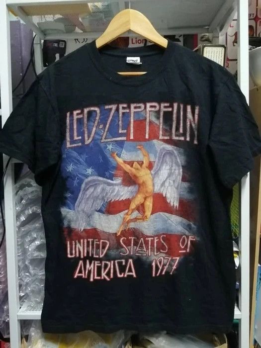 Band Tees × Led Zeppelin × Vintage Vintage Led Zeppelin very rare Size US M / EU 48-50 / 2 - 1 Thumbnail