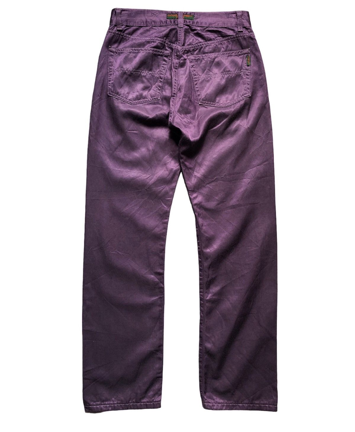 Designer × Katharine Hamnett London × Vintage Katharine Hamnet Rayon pants Size US 28 / EU 44 - 2 Thumbnail