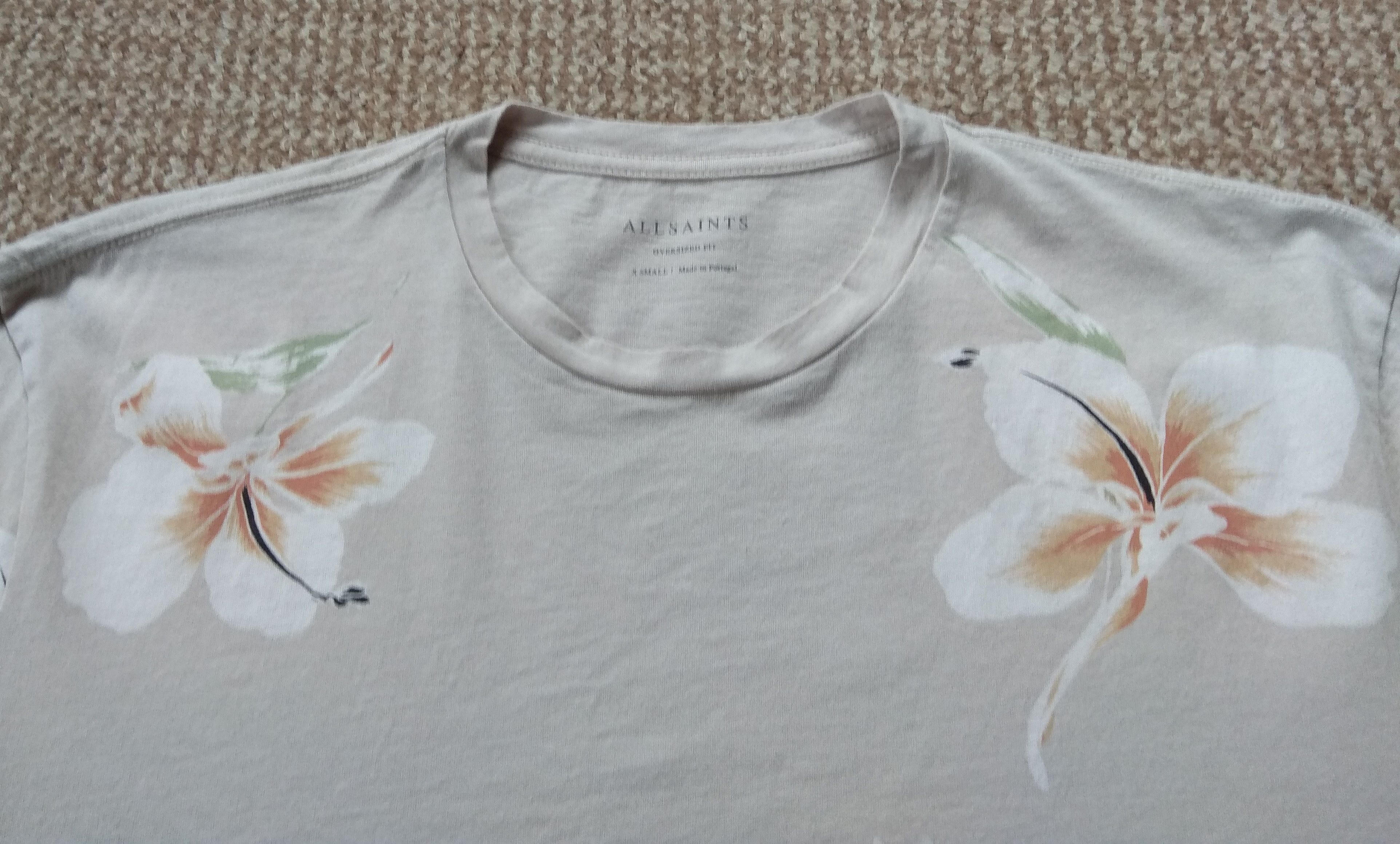 Allsaints ALLSAINTS Lily Crew Flower Print Tee T Shirt Size US XS / EU 42 / 0 - 4 Thumbnail