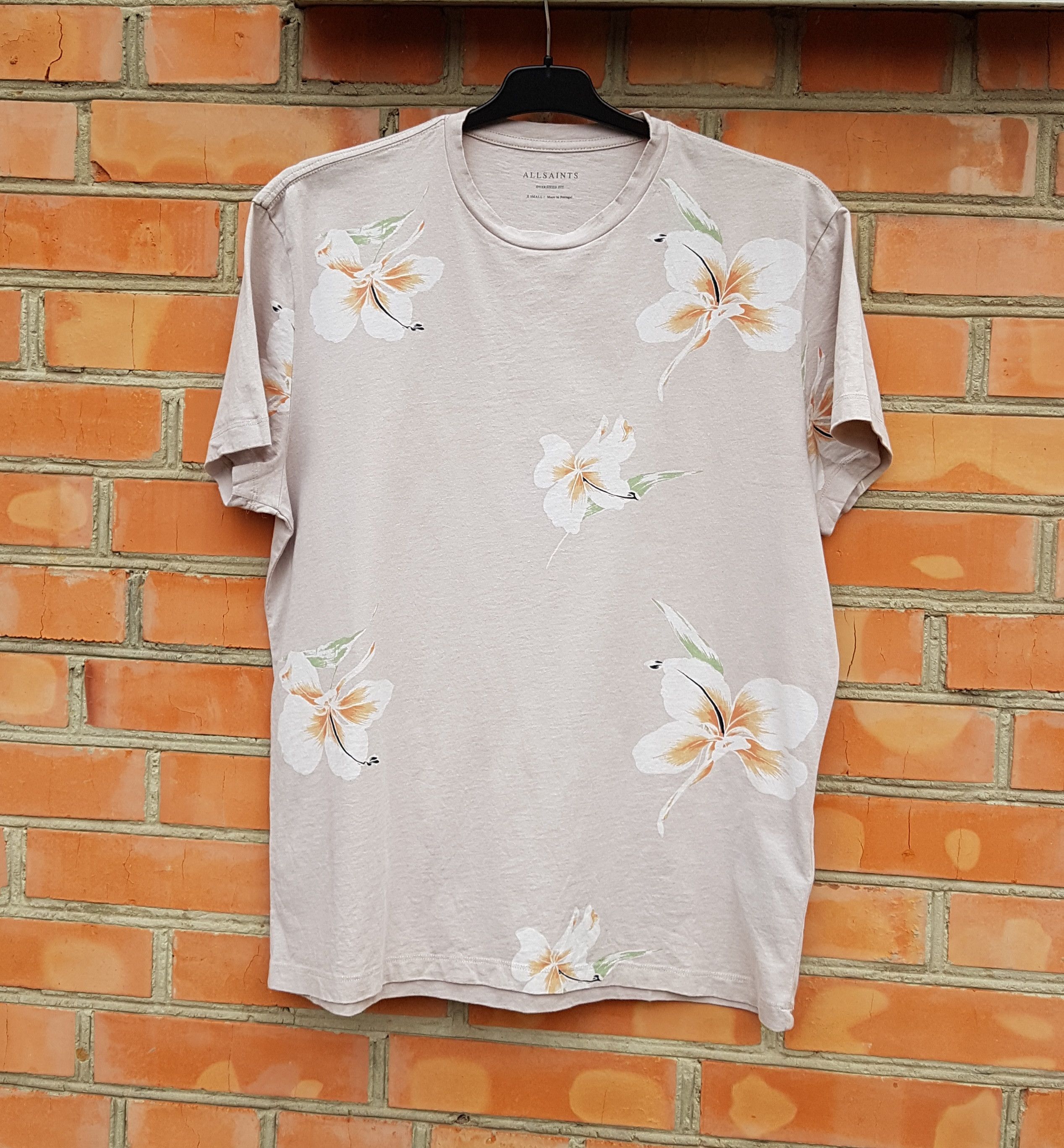 Allsaints ALLSAINTS Lily Crew Flower Print Tee T Shirt Size US XS / EU 42 / 0 - 1 Thumbnail