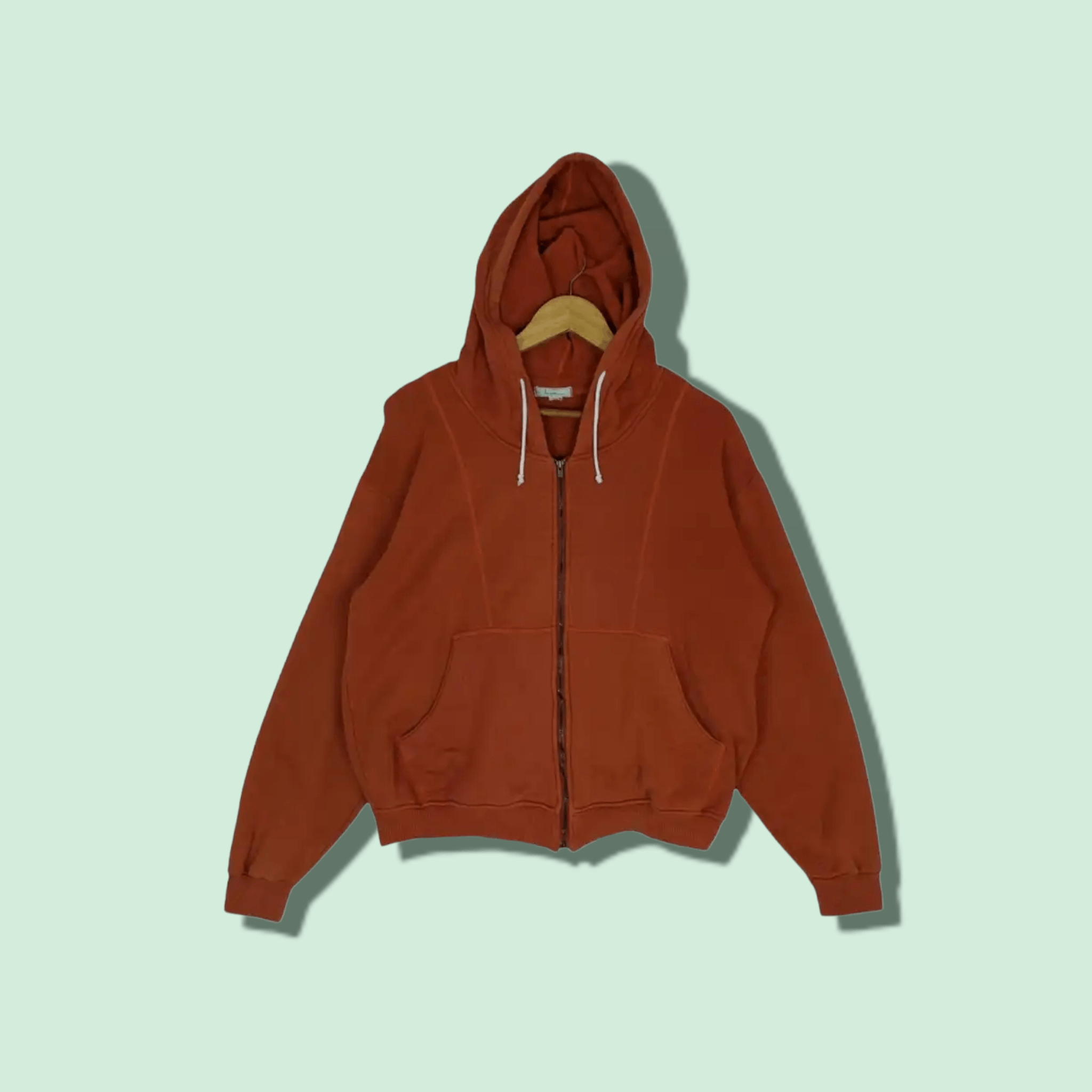 Japanese Brand × Vintage Vintage Japan IMPINATON Plain Orange Hoodie Size US M / EU 48-50 / 2 - 1 Thumbnail