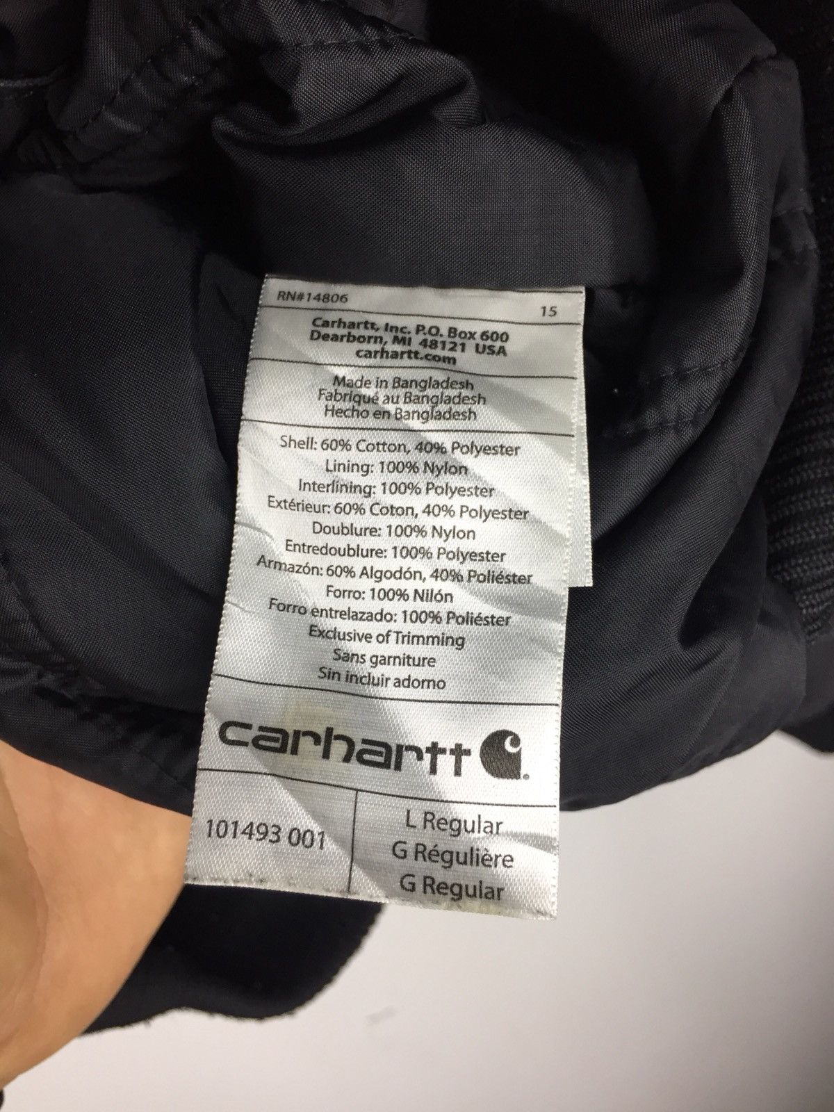 Carhartt carhartt quick duck hoodies Size US L / EU 52-54 / 3 - 6 Thumbnail