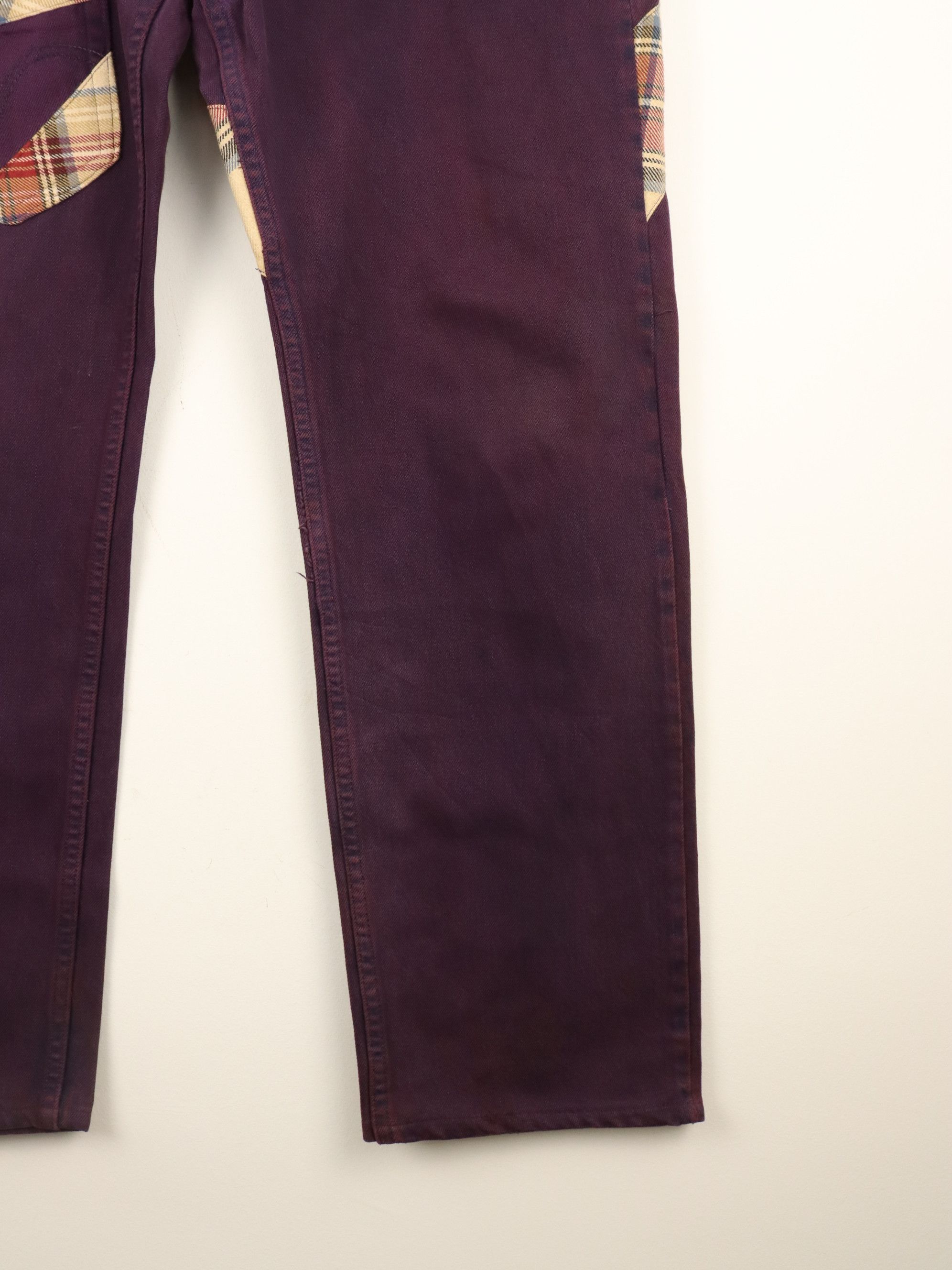 Designer × Levi's LEVI's Remake by KALIMERA Patchwork Jeans Pant Size US 35 - 15 Thumbnail