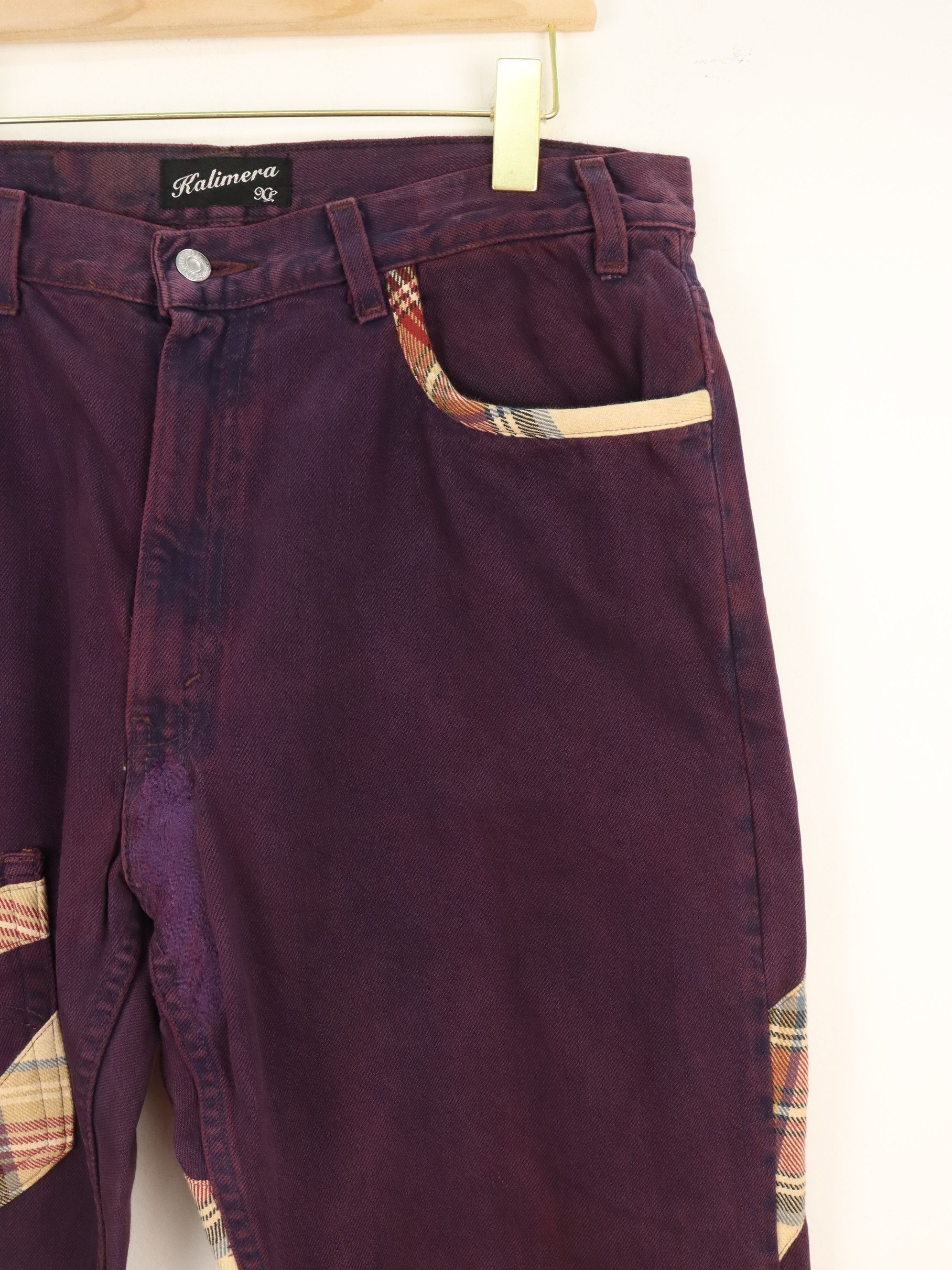 Designer × Levi's LEVI's Remake by KALIMERA Patchwork Jeans Pant Size US 35 - 5 Thumbnail