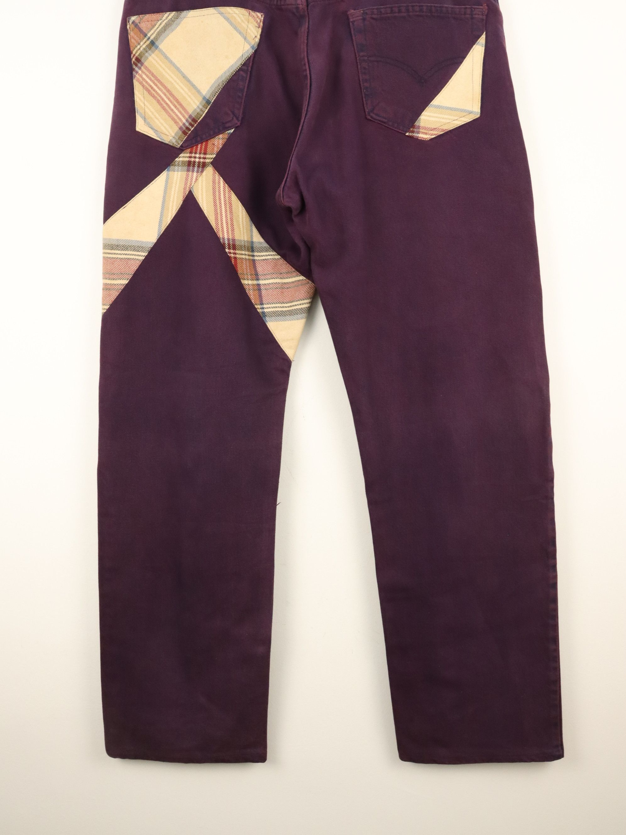 Designer × Levi's LEVI's Remake by KALIMERA Patchwork Jeans Pant Size US 35 - 17 Thumbnail