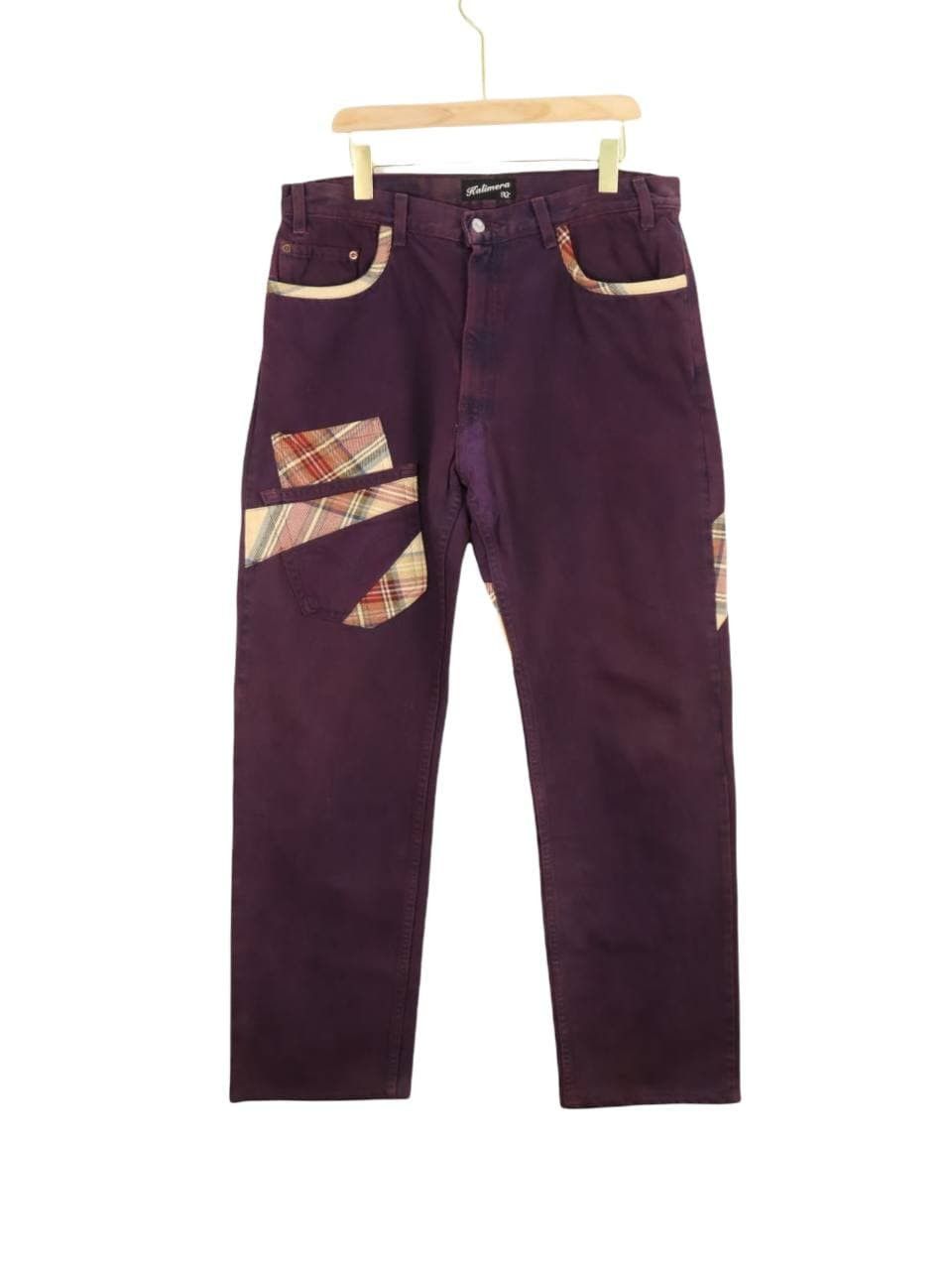Designer × Levi's LEVI's Remake by KALIMERA Patchwork Jeans Pant Size US 35 - 3 Thumbnail