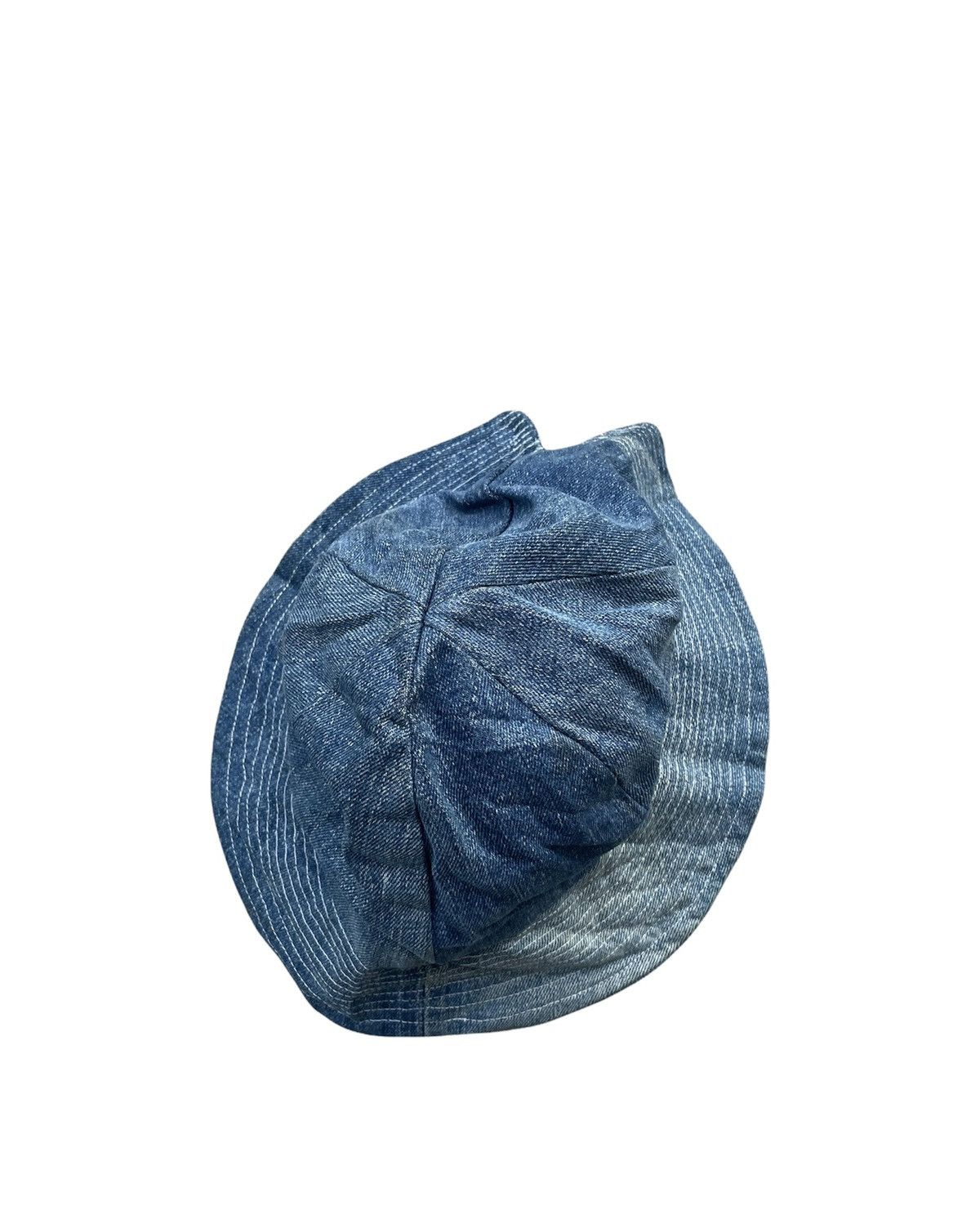 Japanese Brand × Vintage Denim Bucket Hat Reverseable Size ONE SIZE - 5 Thumbnail