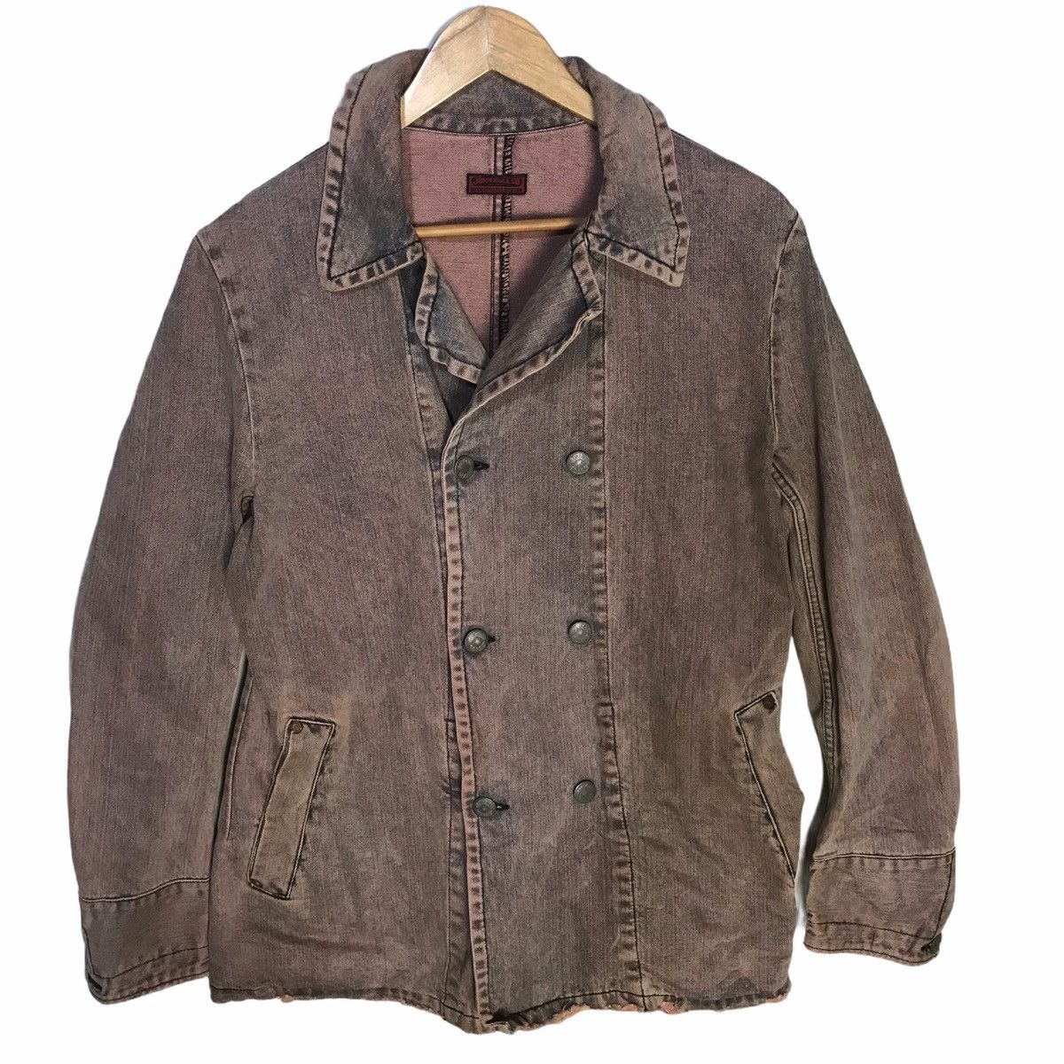 John bull union made distressed worker denim jacket