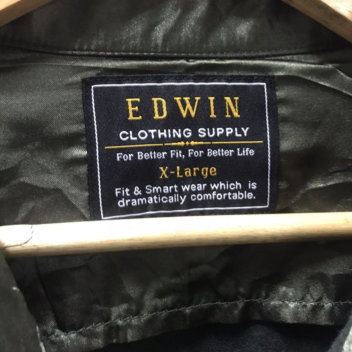 Edwin snap button wool worker jacket