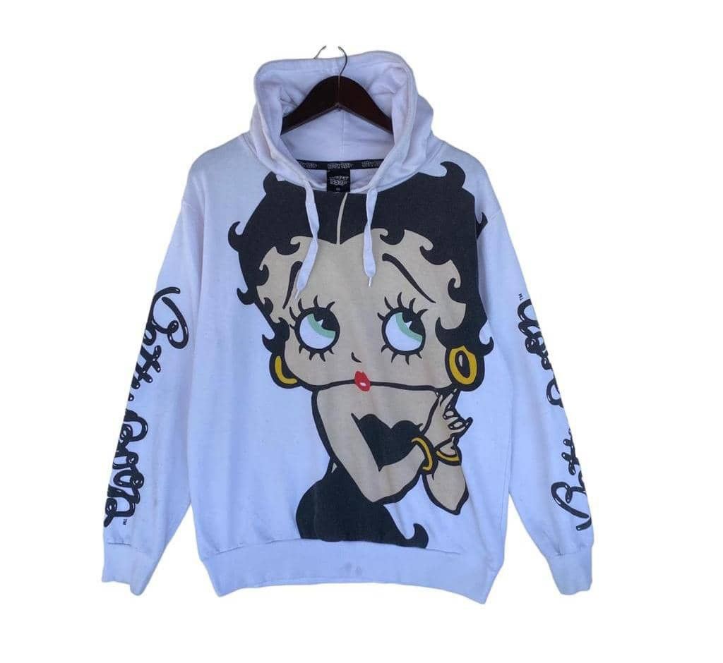 Anime 💥VINTAGE BETTY BOOP cartoon rare hoodies sweater Size US L / EU 52-54 / 3 - 1 Thumbnail