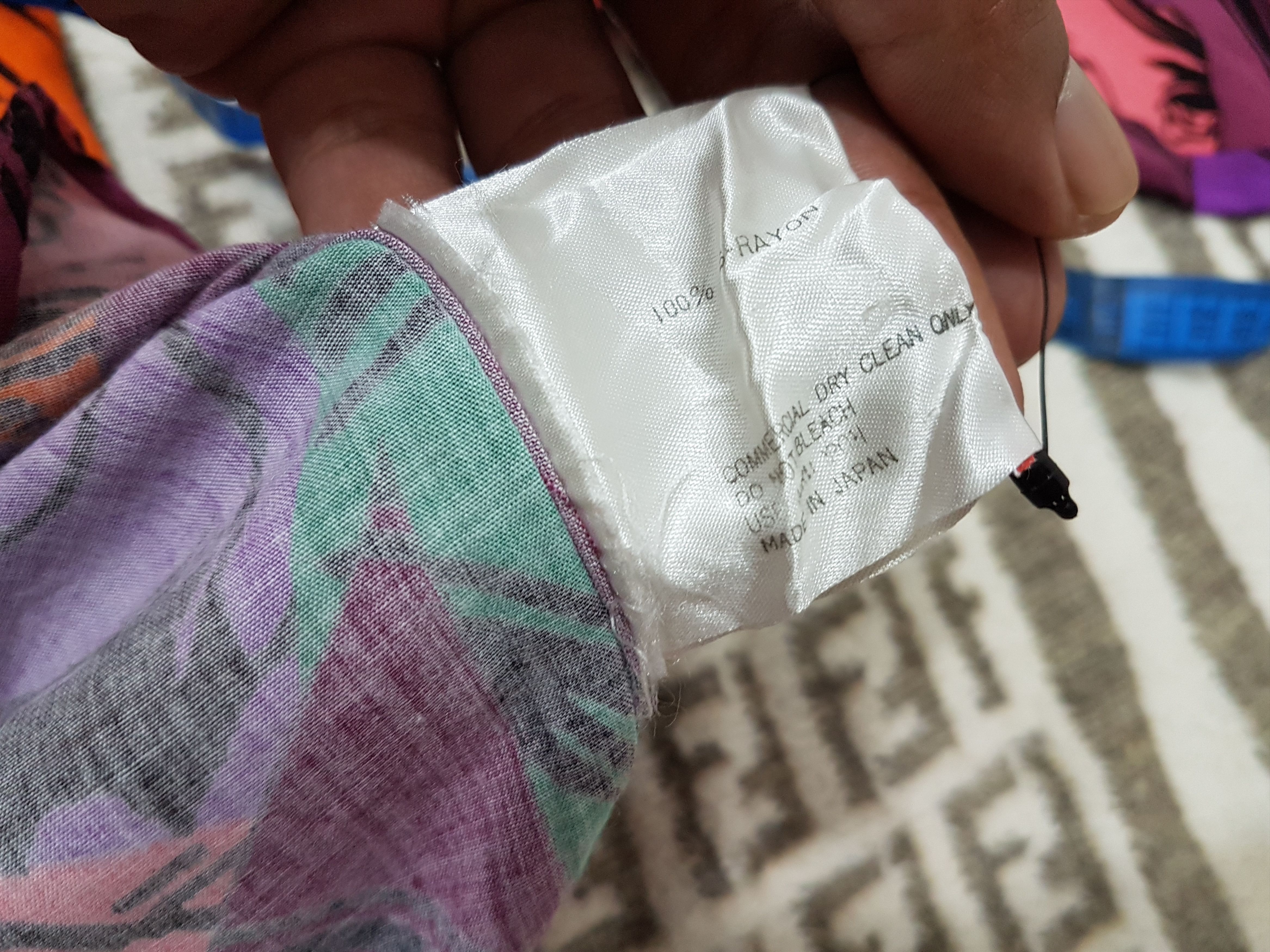 Tete Homme Fit S to M, Tete Homme Issey Miyake Rayon Art Shirt Size US M / EU 48-50 / 2 - 7 Thumbnail