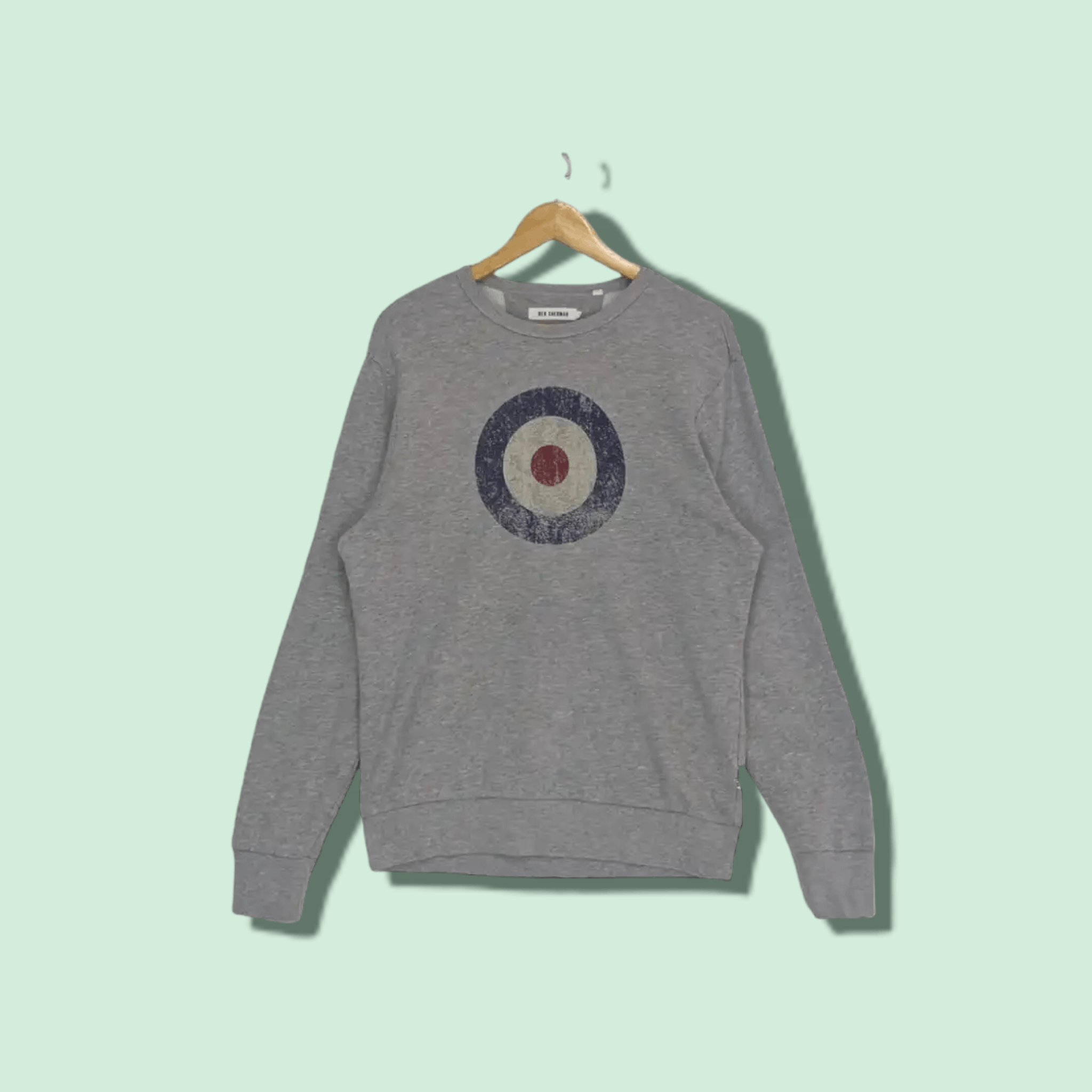 Ben Sherman BEN SHERMAN Fit Mod Big Logo Jumper Sweatshirt Size US S / EU 44-46 / 1 - 1 Thumbnail