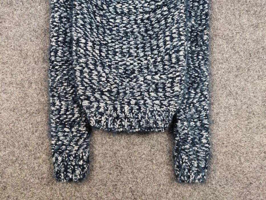 Japanese Brand Vintage Japanese Blue Mohair Style Fuzzy Crewneck Sweater Size US S / EU 44-46 / 1 - 4 Thumbnail