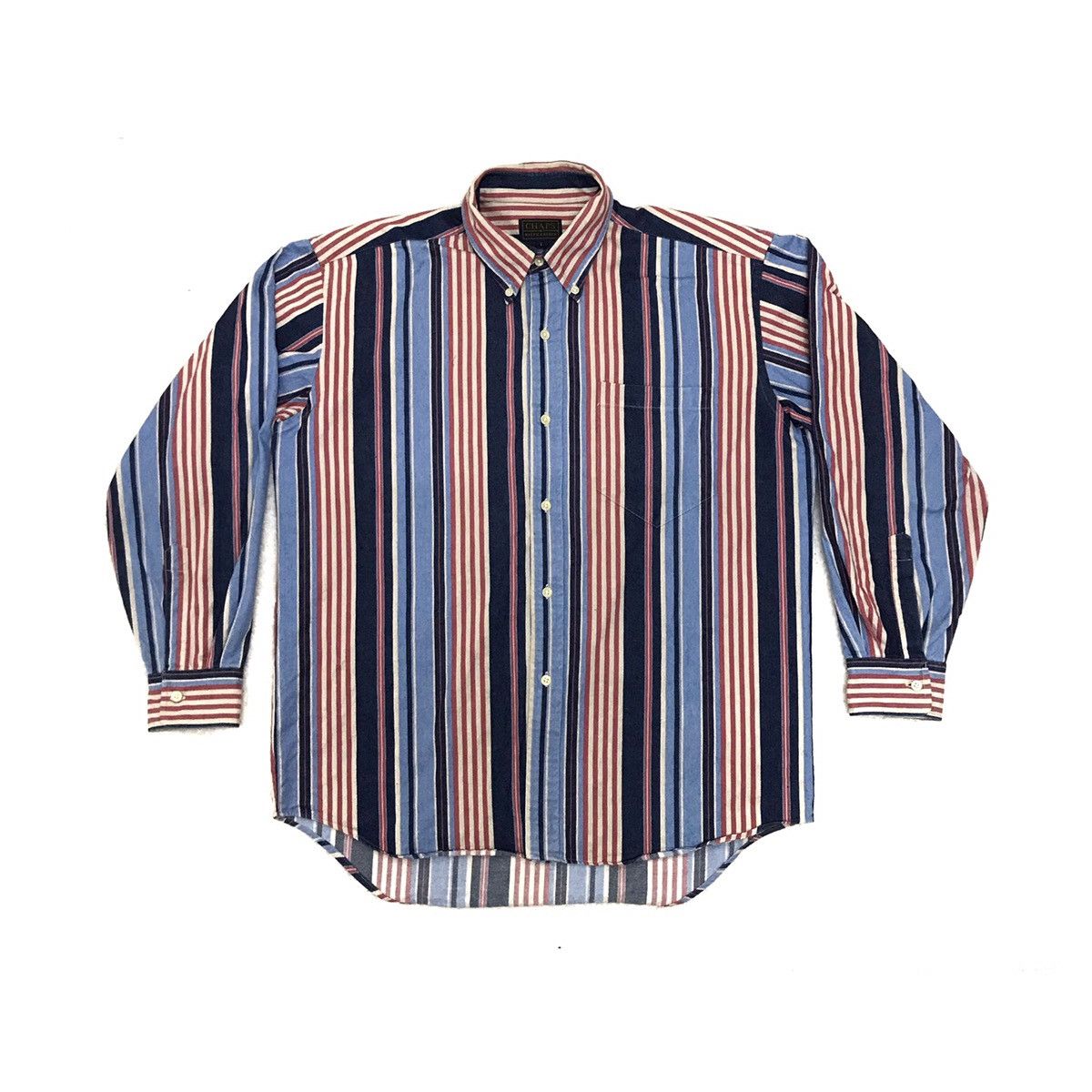 Chaps Ralph Lauren × Flannel × Vintage Vintage Chaps Ralph Lauren Classic Flannel Rare Design Size US L / EU 52-54 / 3 - 1 Thumbnail