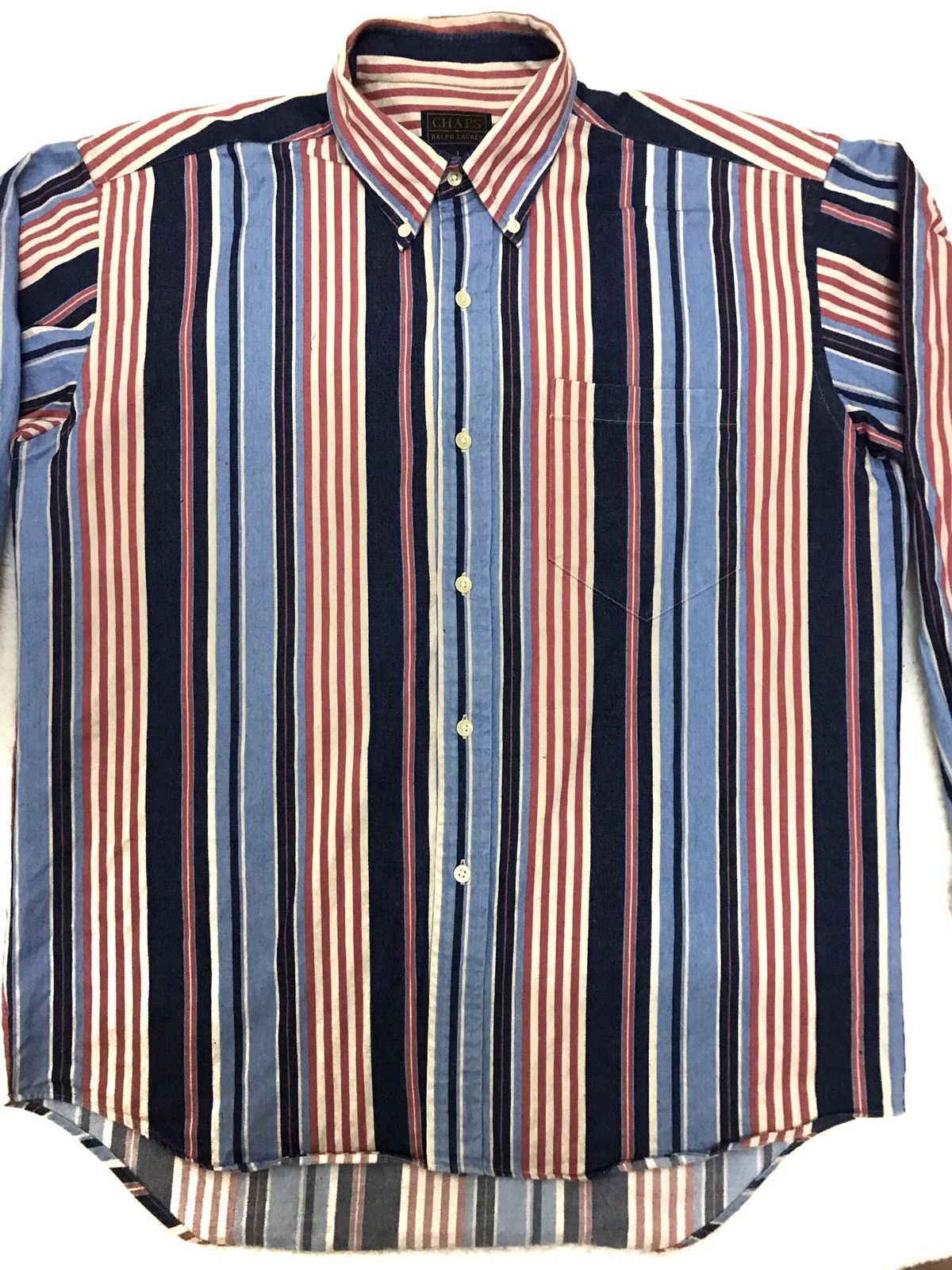 Chaps Ralph Lauren × Flannel × Vintage Vintage Chaps Ralph Lauren Classic Flannel Rare Design Size US L / EU 52-54 / 3 - 3 Thumbnail