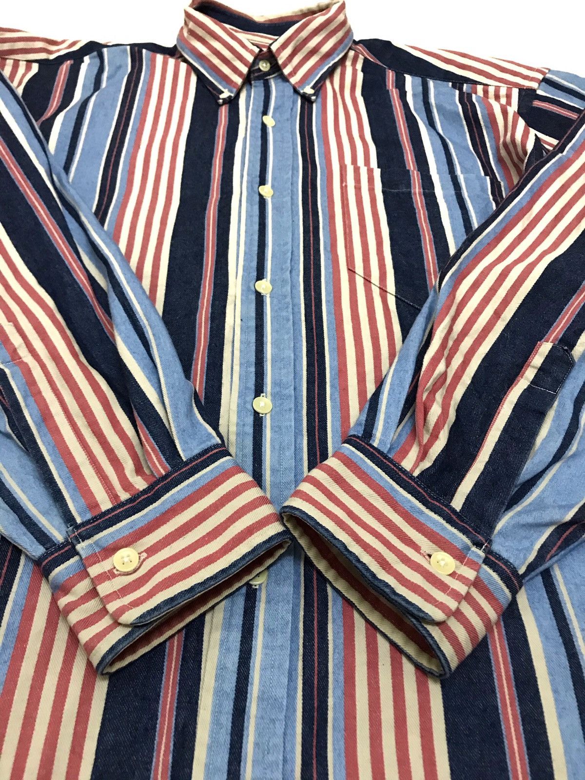 Chaps Ralph Lauren × Flannel × Vintage Vintage Chaps Ralph Lauren Classic Flannel Rare Design Size US L / EU 52-54 / 3 - 5 Thumbnail