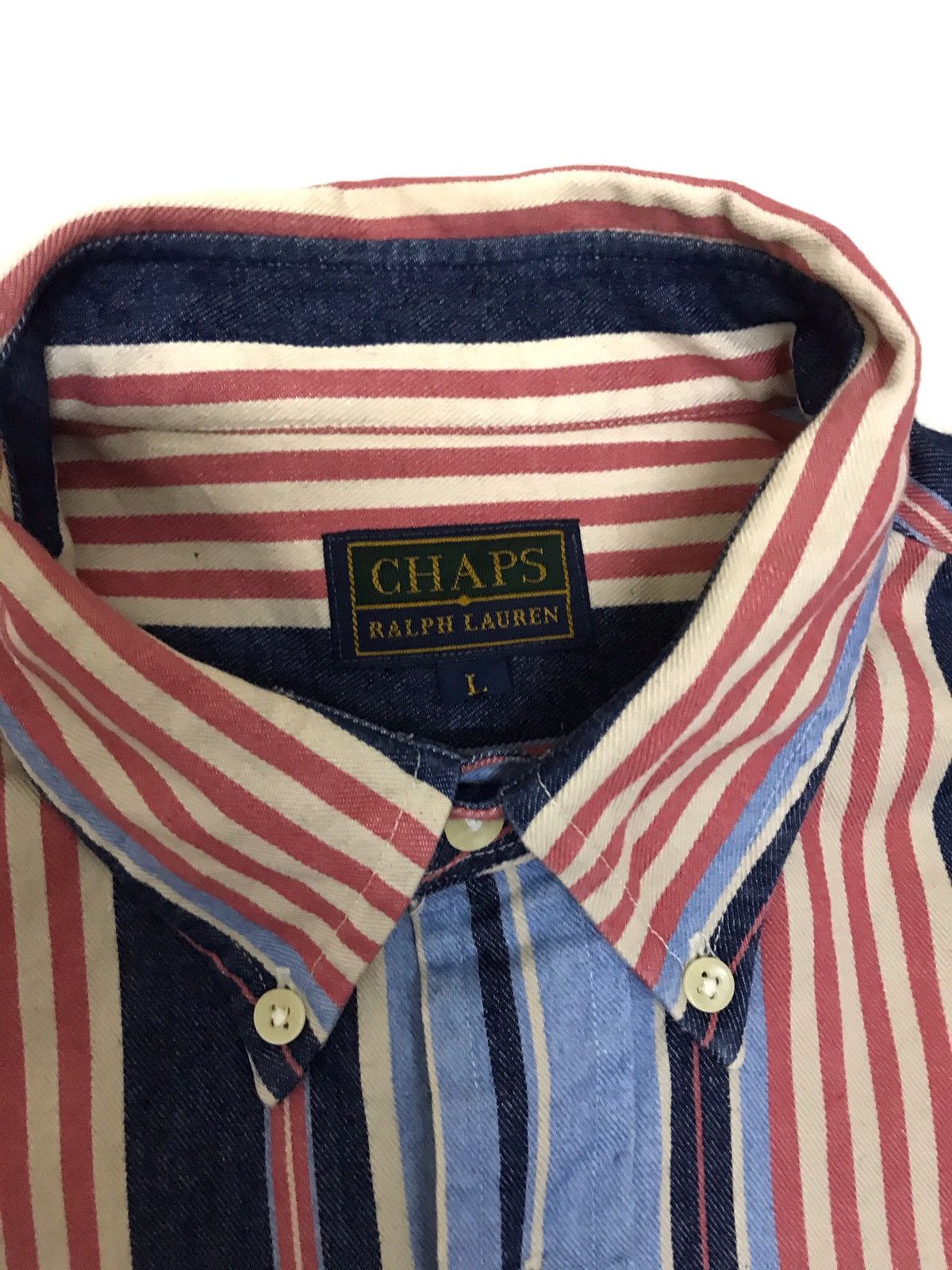 Chaps Ralph Lauren × Flannel × Vintage Vintage Chaps Ralph Lauren Classic Flannel Rare Design Size US L / EU 52-54 / 3 - 4 Thumbnail
