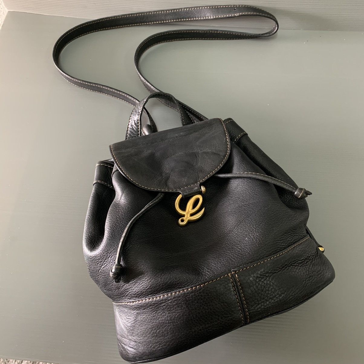 Loewe Loewe Leather Backpack/Slingbag Size ONE SIZE - 2 Thumbnail