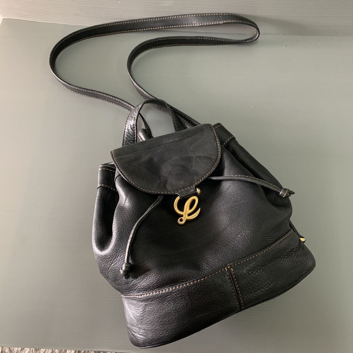 Loewe Loewe Leather Backpack/Slingbag Size ONE SIZE - 7 Thumbnail