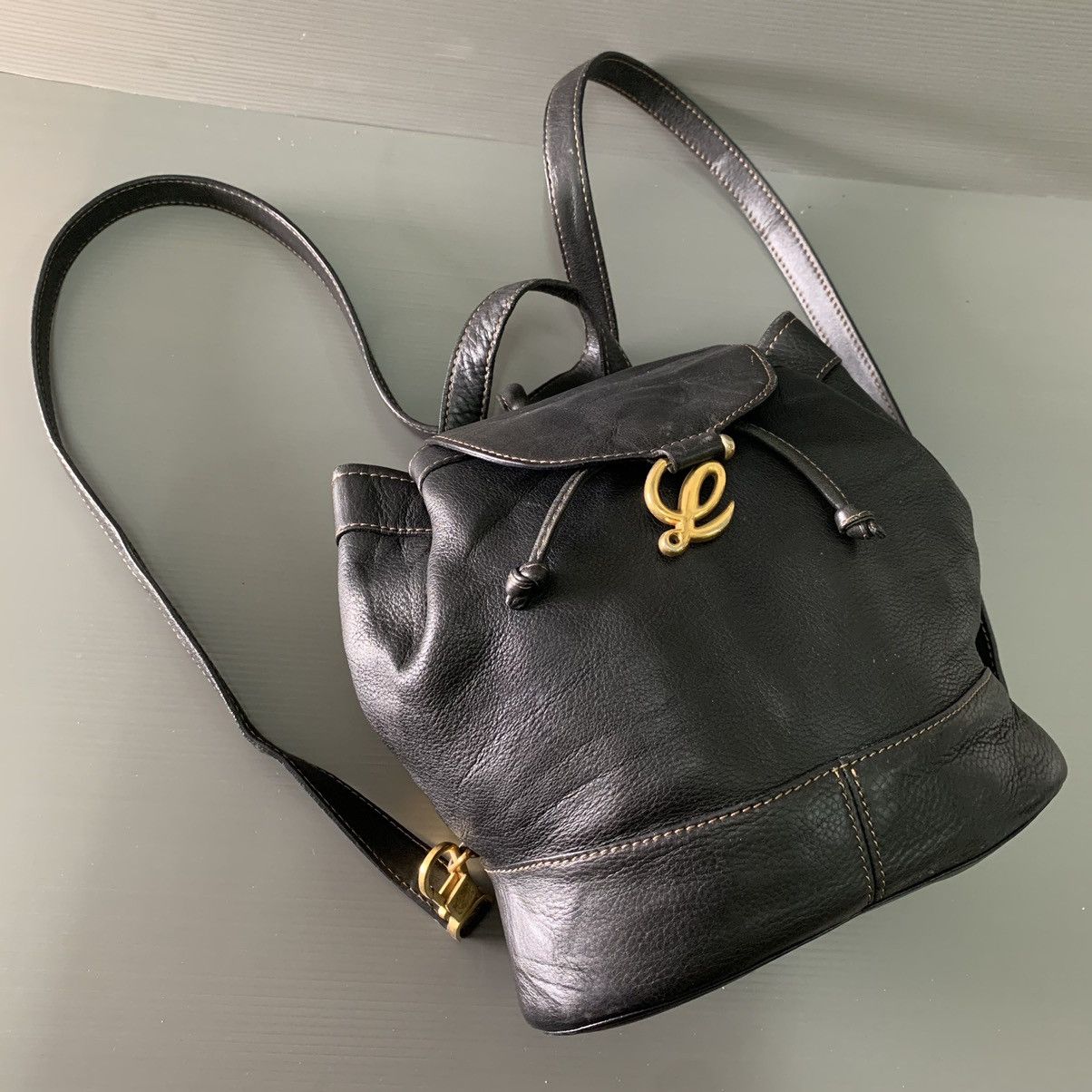 Loewe Loewe Leather Backpack/Slingbag Size ONE SIZE - 6 Thumbnail