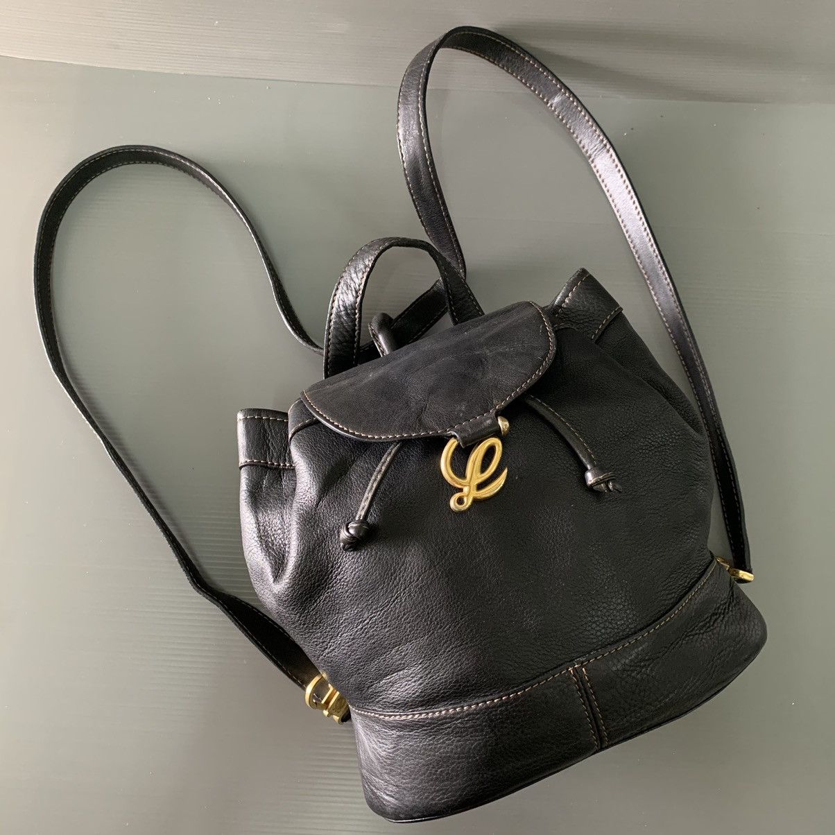 Loewe Loewe Leather Backpack/Slingbag Size ONE SIZE - 1 Thumbnail