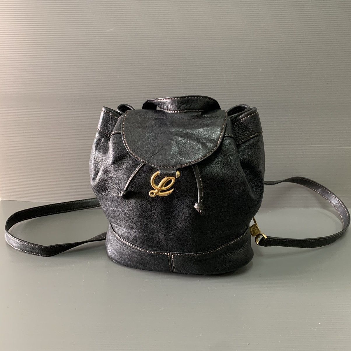Loewe Loewe Leather Backpack/Slingbag Size ONE SIZE - 8 Thumbnail