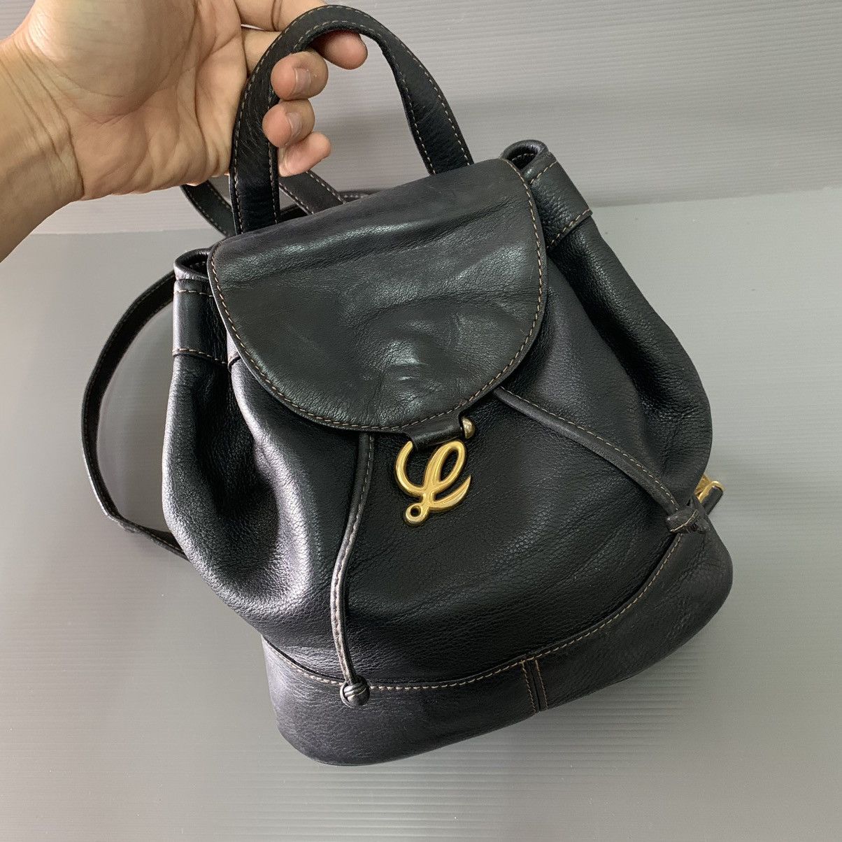 Loewe Loewe Leather Backpack/Slingbag Size ONE SIZE - 5 Thumbnail