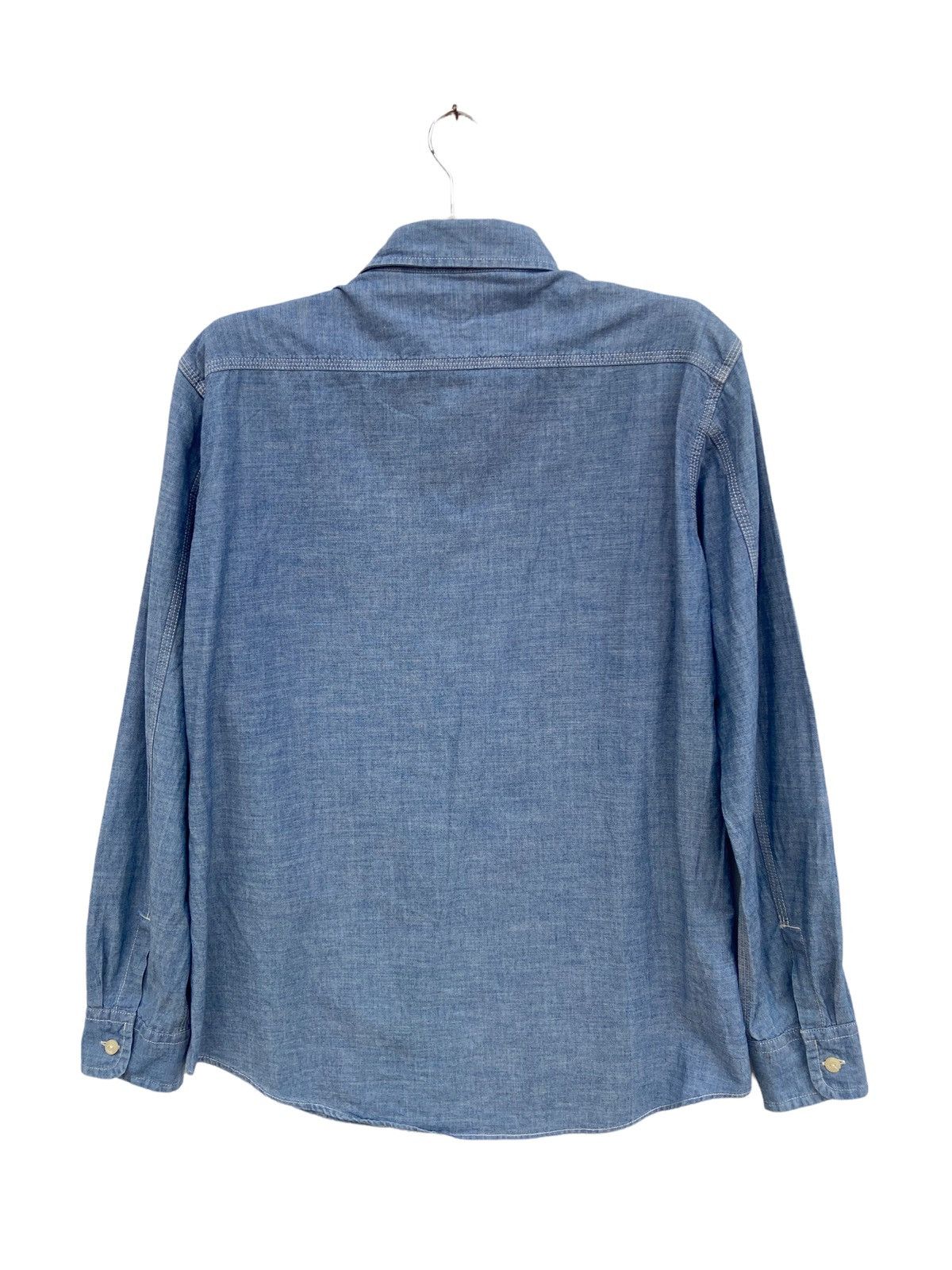 Uniqlo UNIQLO CHAMBRAY DENIM SHIRT Size US L / EU 52-54 / 3 - 2 Thumbnail