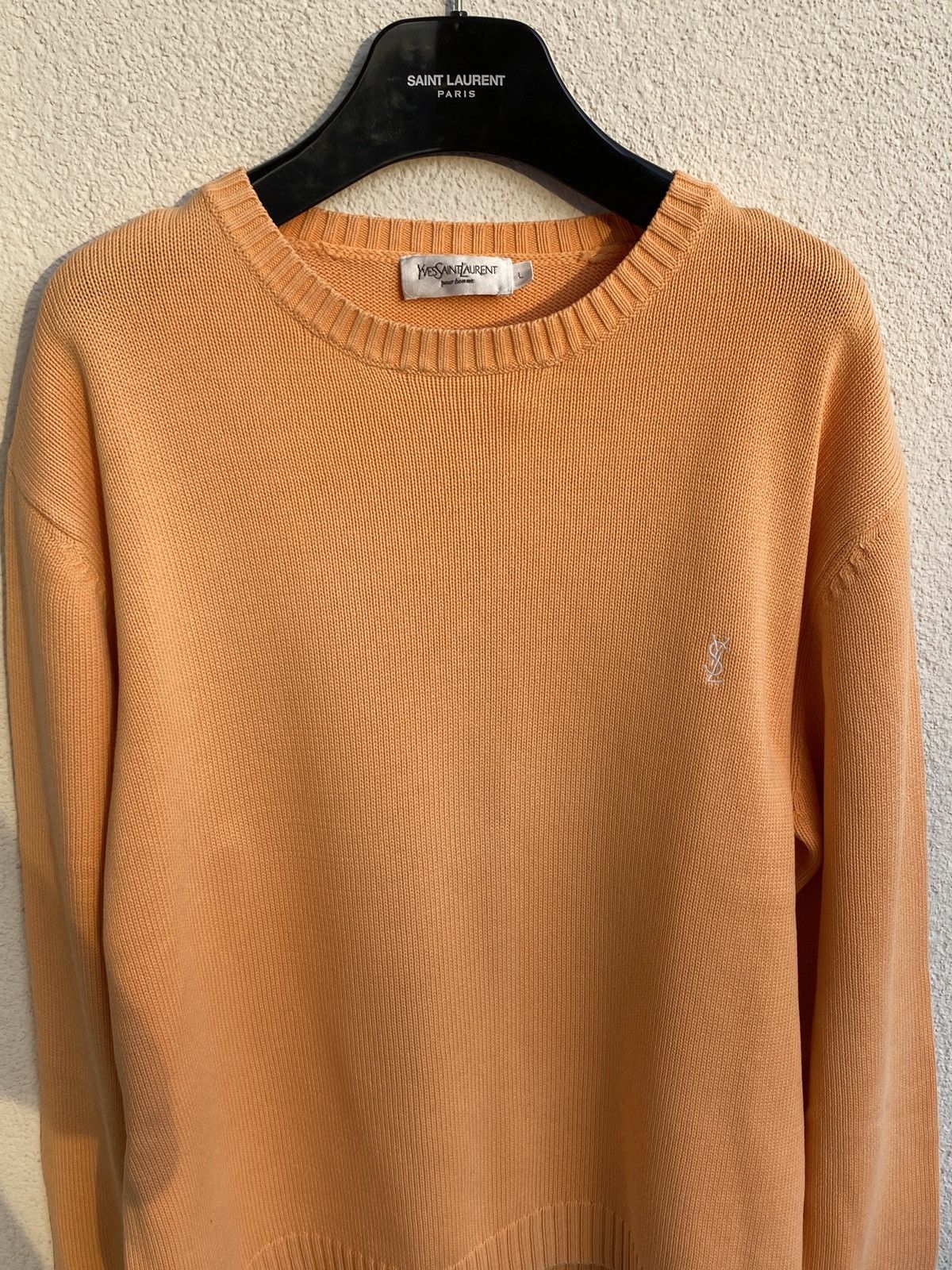 Yves Saint Laurent Orange YSL Sweater Knit Size US L / EU 52-54 / 3 - 10 Thumbnail