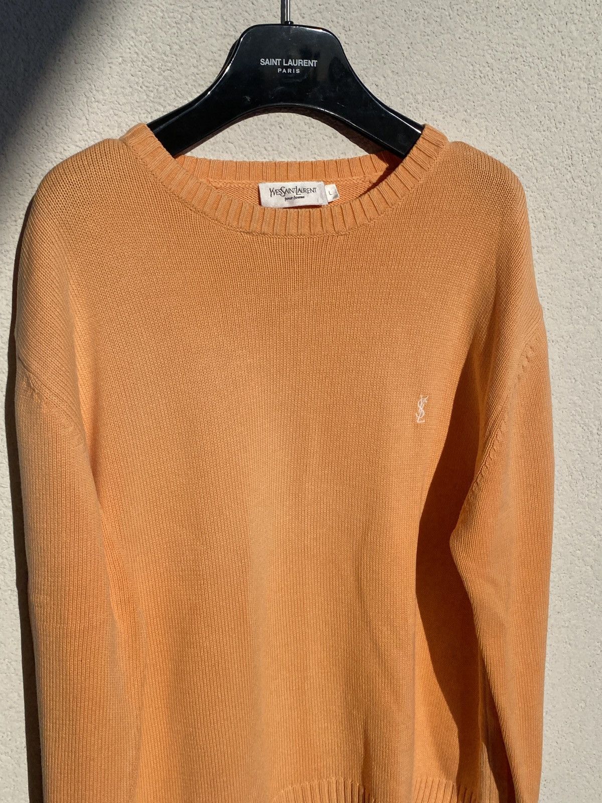 Yves Saint Laurent Orange YSL Sweater Knit Size US L / EU 52-54 / 3 - 7 Thumbnail